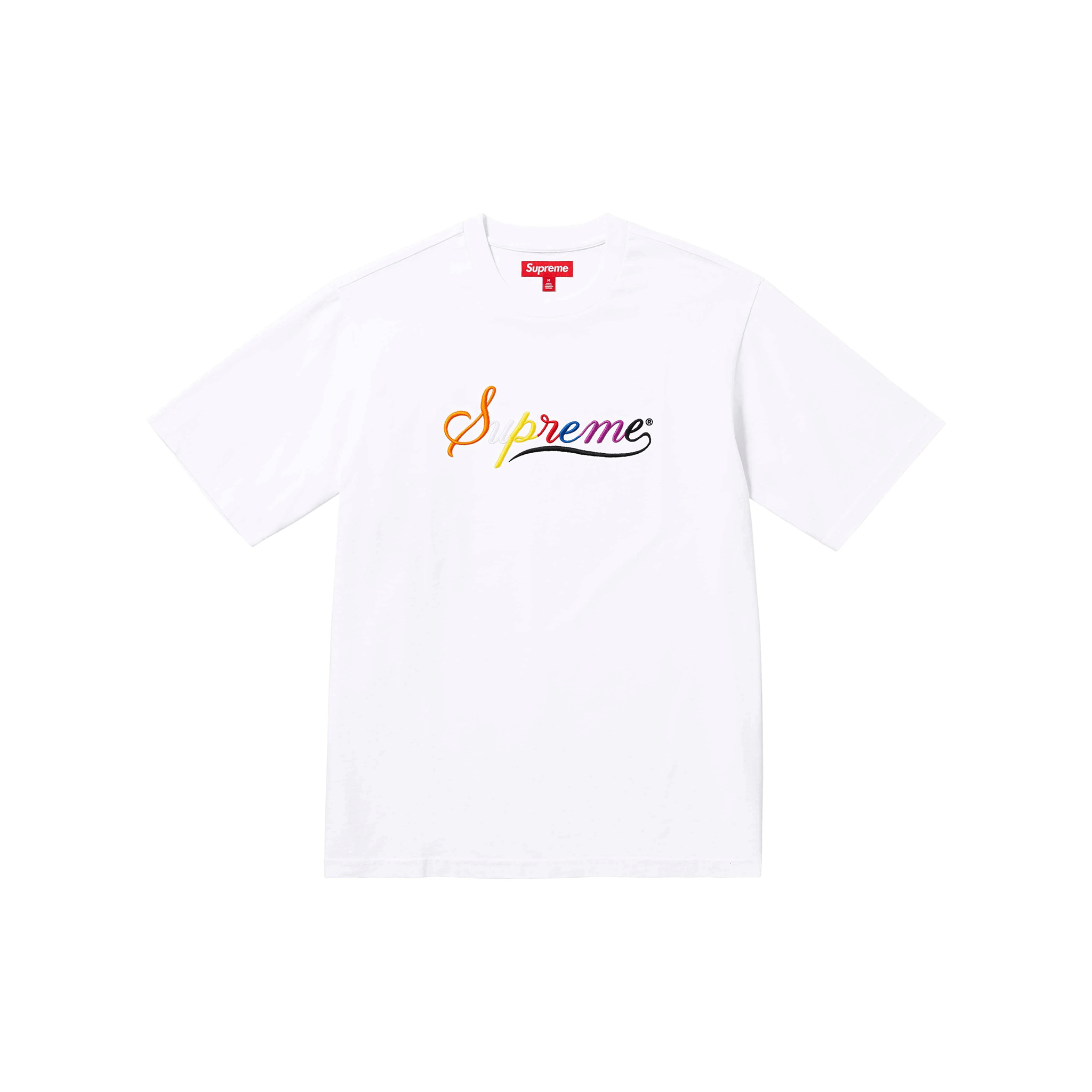 Supreme Cursive S/S Tee White (FW24)