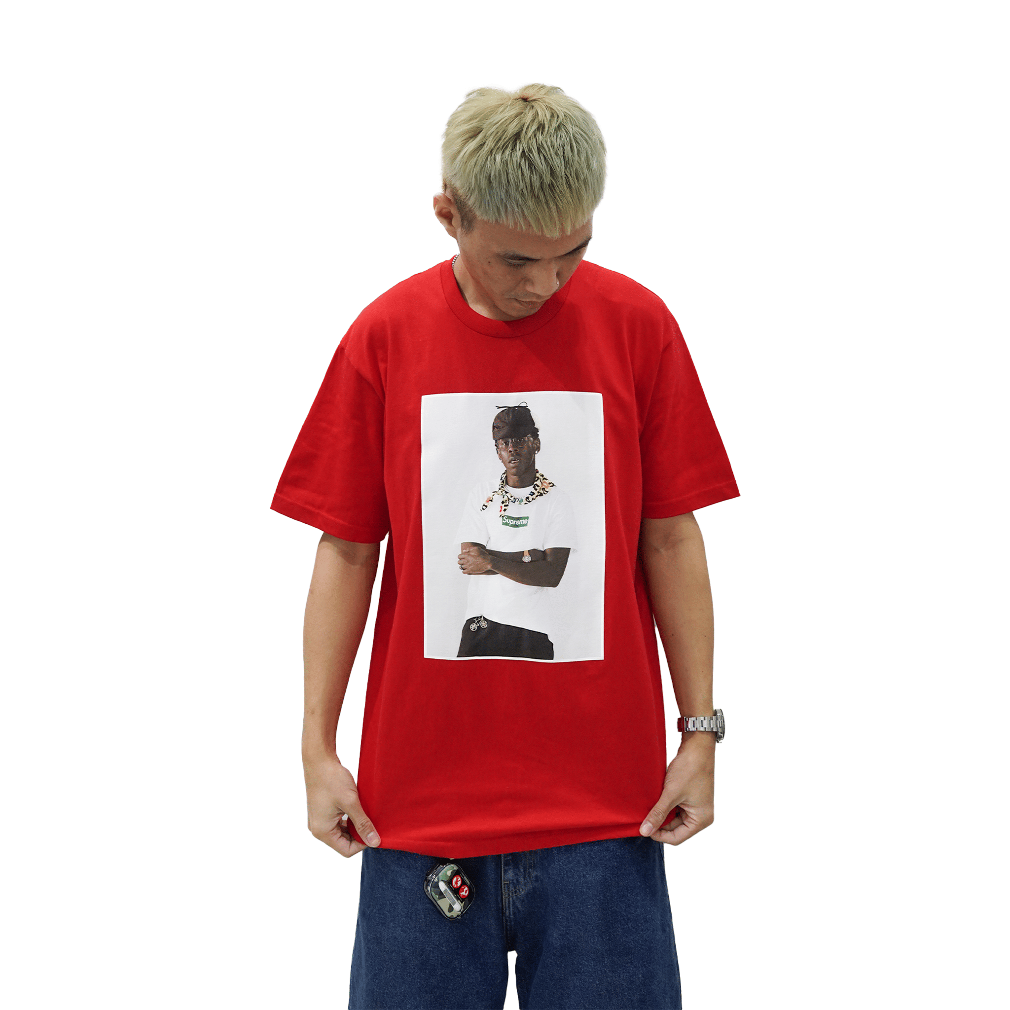Supreme Tyler, The Creator Tee Red (FW24)