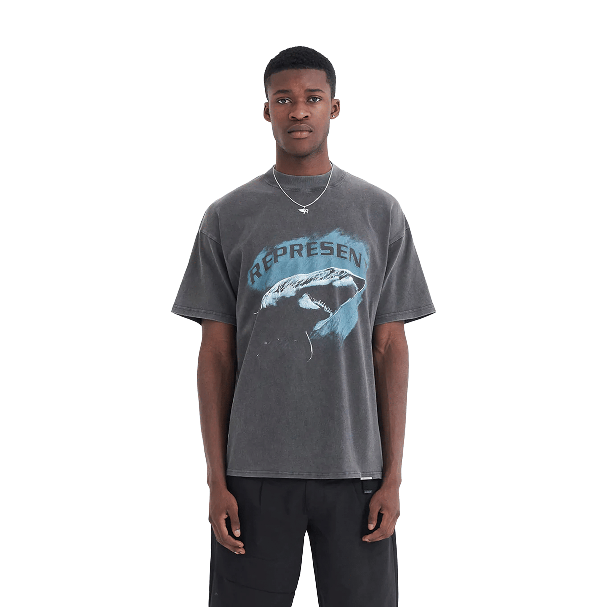 Represent Shark Tee Vintage Grey (FW22)