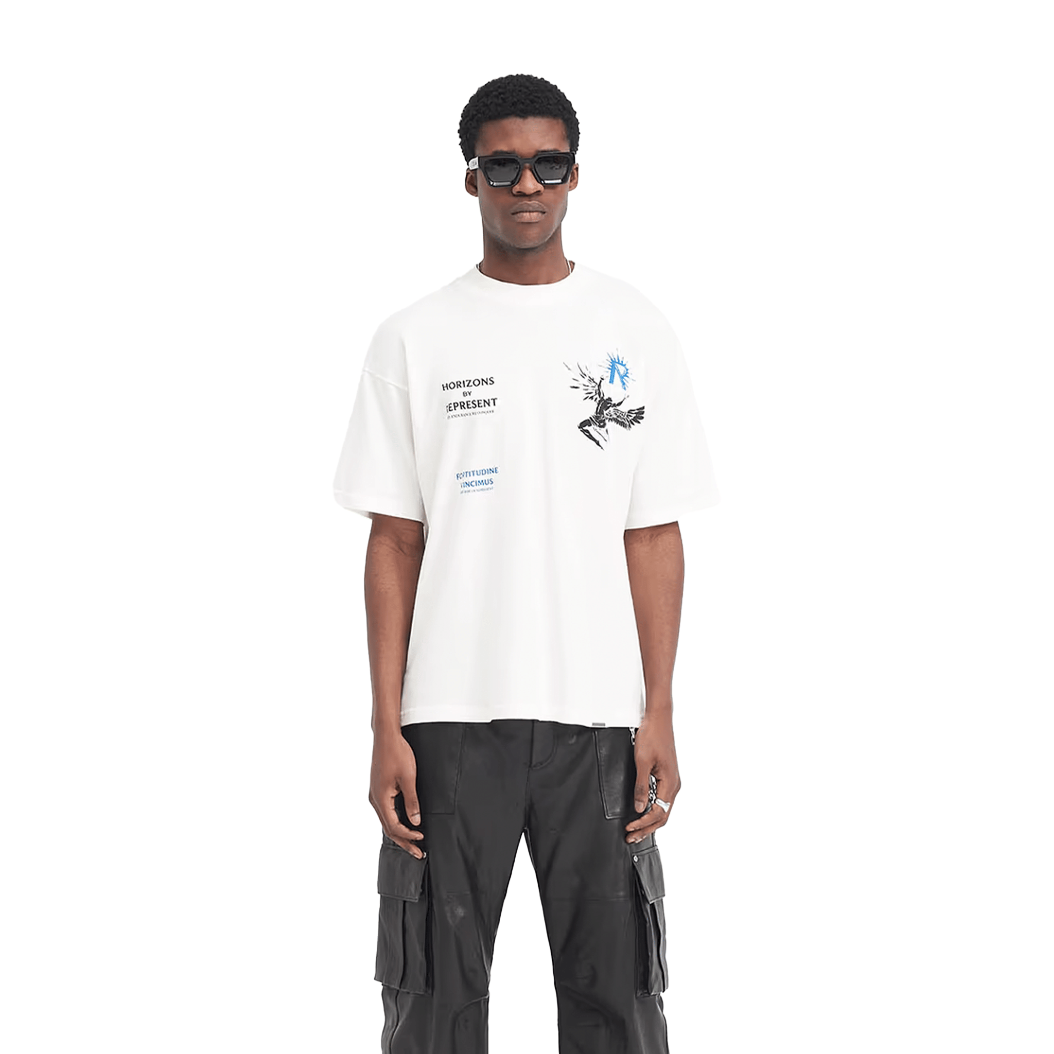 Represent Icarus Tee Flat White (FW23)