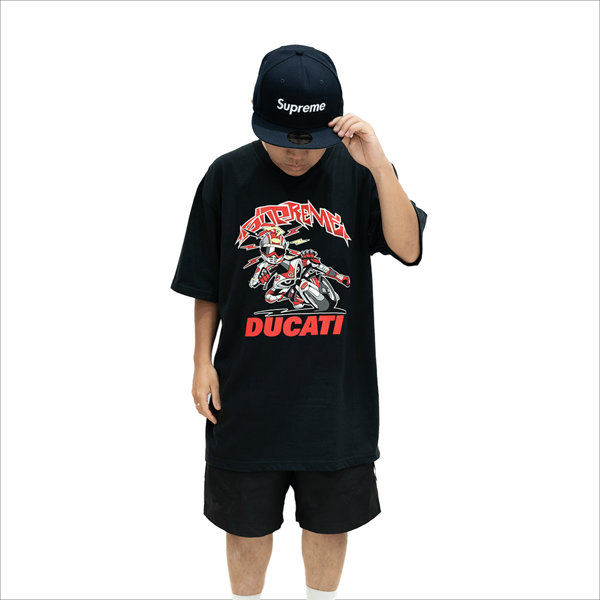 Supreme x Ducati Bike Tee Black (SS24)