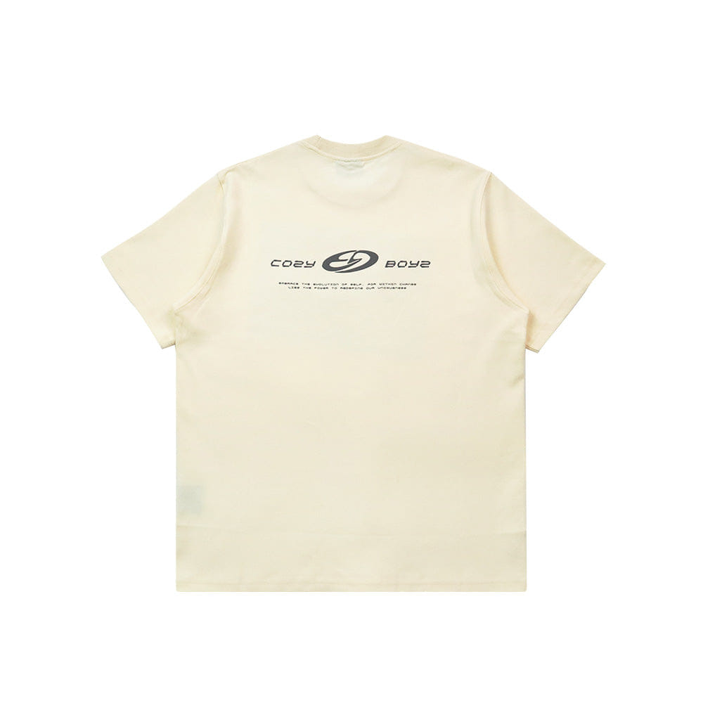 EGLAF EGCB Embroidery Tee Cream White (SS24)