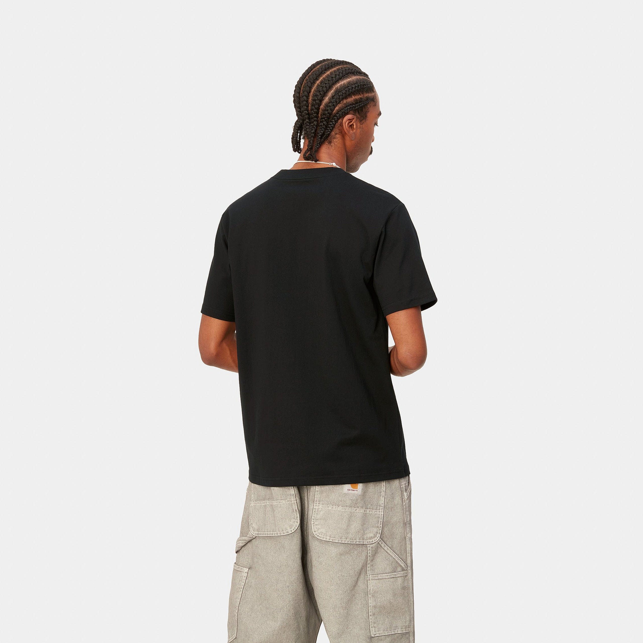 Carhartt Work in Progress Carhartt WIP S/S University Script T-Shirt - Black / Gold