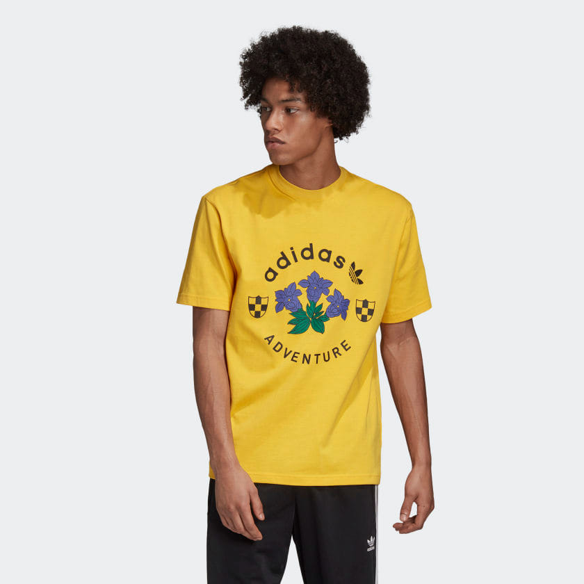 Adidas ADV Graphic Tee - Bold Gold