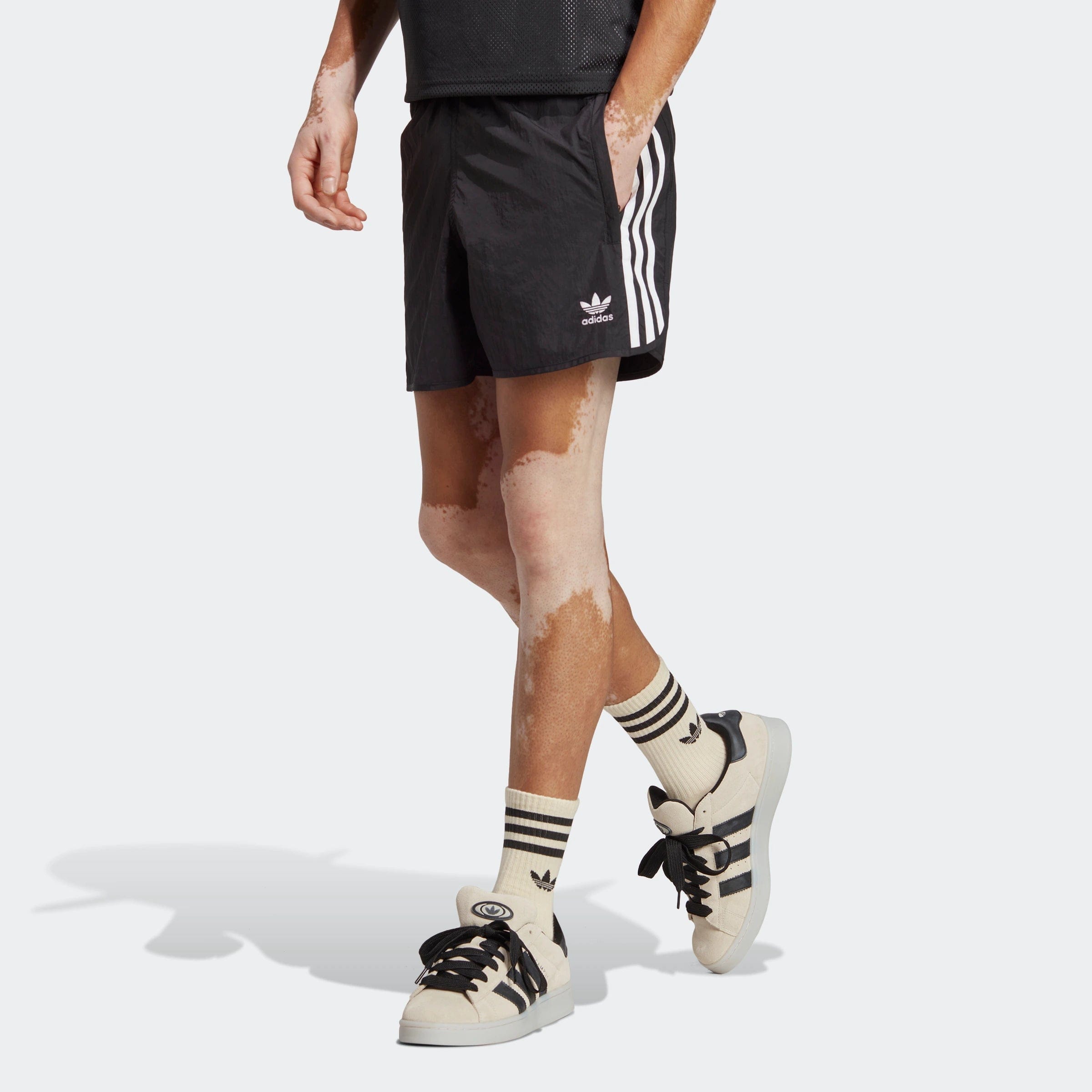 Adidas Classics Sprinter Shorts - Black / White