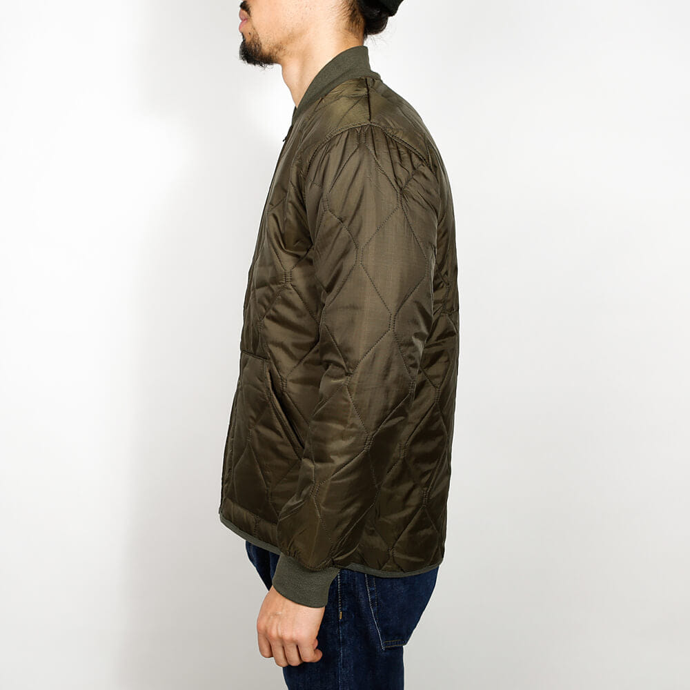 Stussy Quilted Military Jacket - Olive