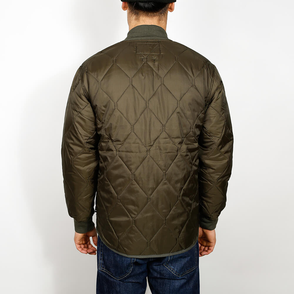 Stussy Quilted Military Jacket - Olive