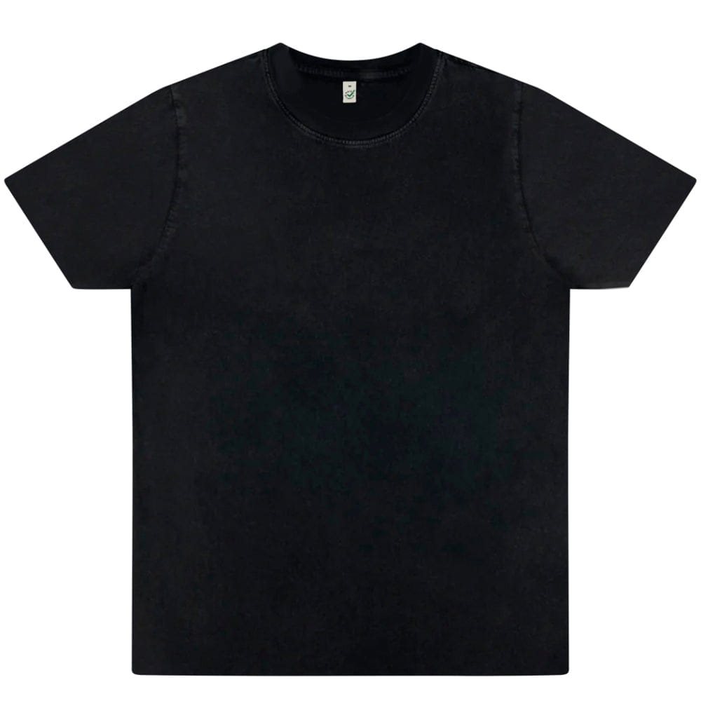 Earth Positive Oversized T-Shirt - Stone Wash Black