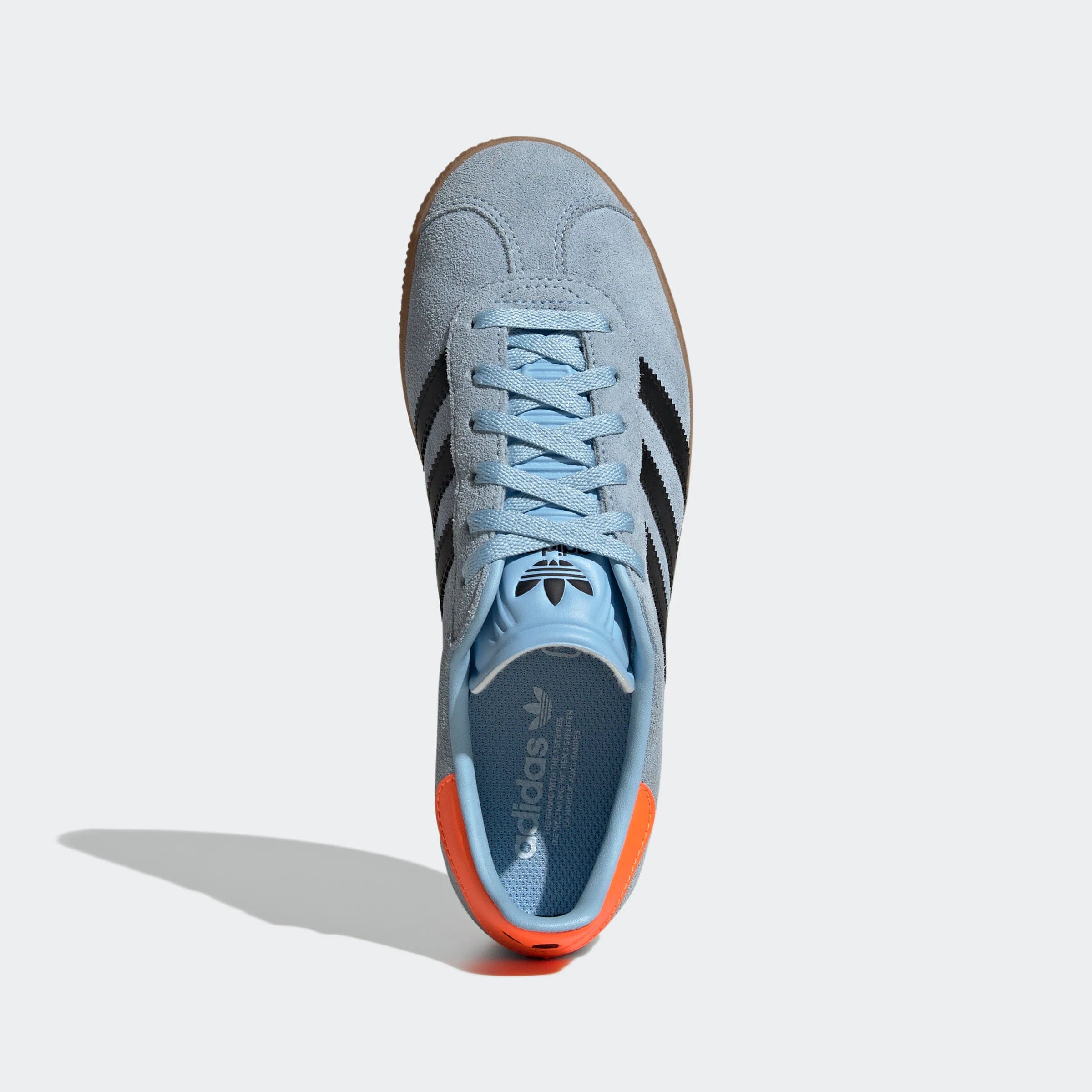 Adidas Gazelle - Clear Sky / Core Black / Solar Orange