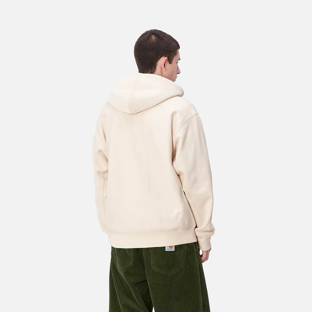 Carhartt Work in Progress Carhartt WIP Hooded American Script Sweatshirt – Moonbeam