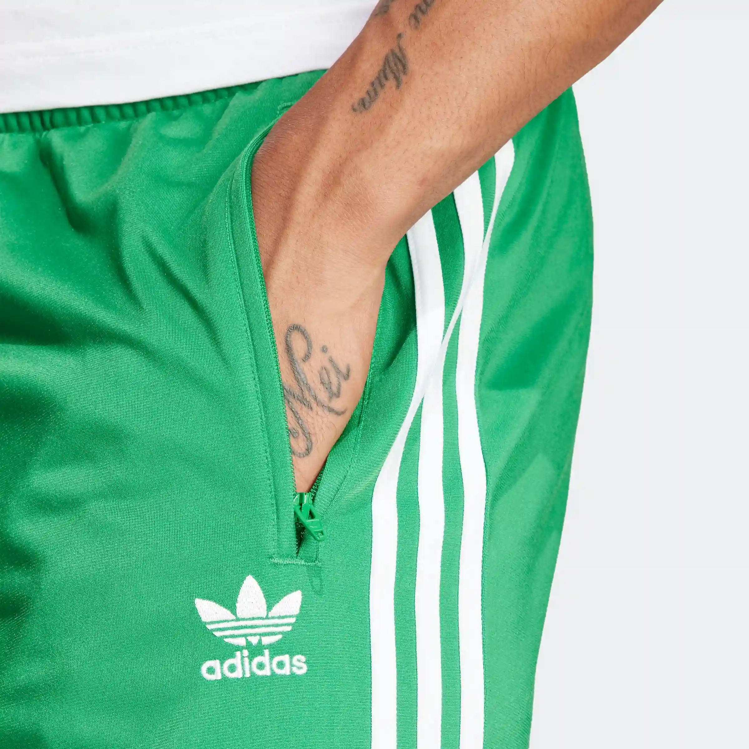 Adidas Classics Firebird Shorts - Green / White