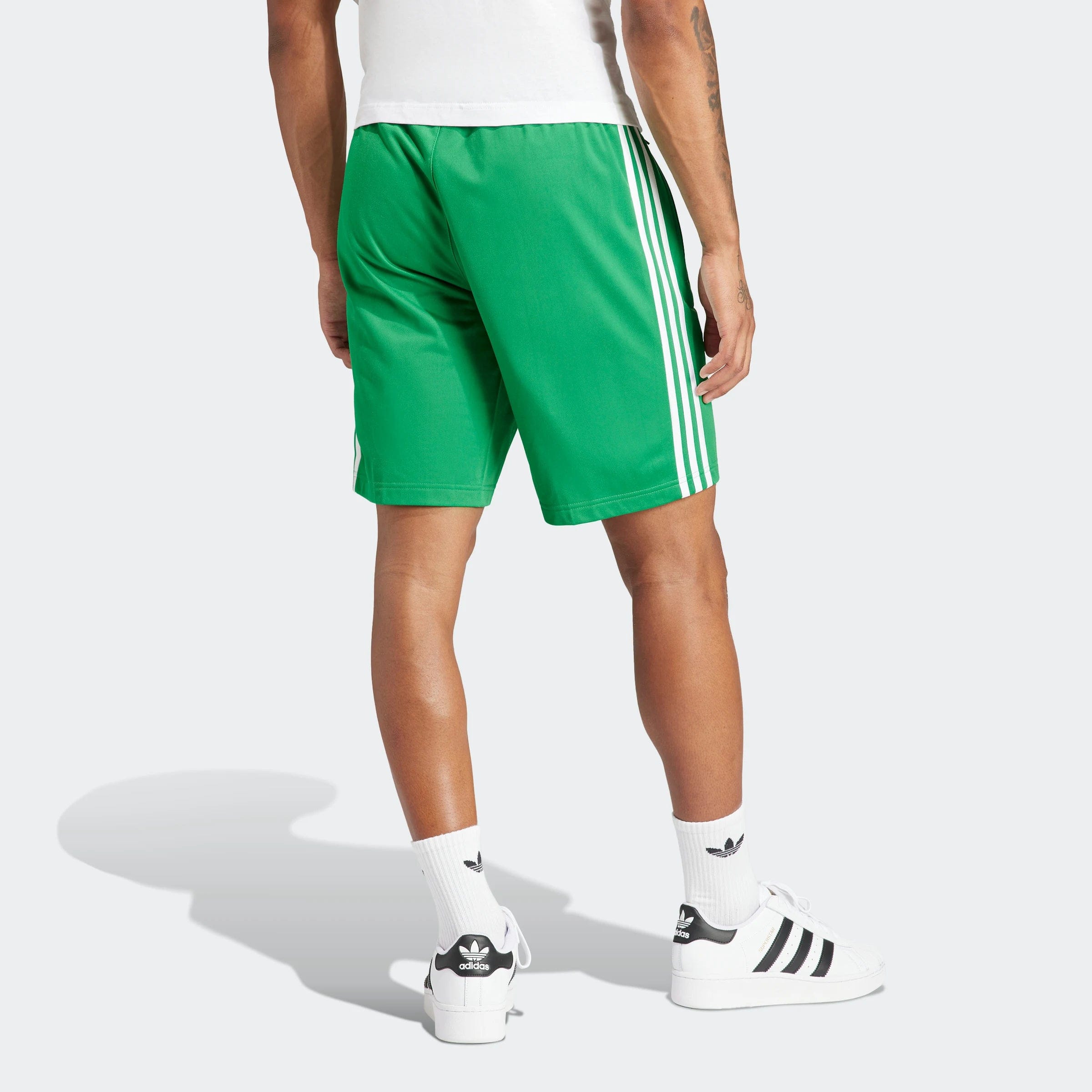 Adidas Classics Firebird Shorts - Green / White