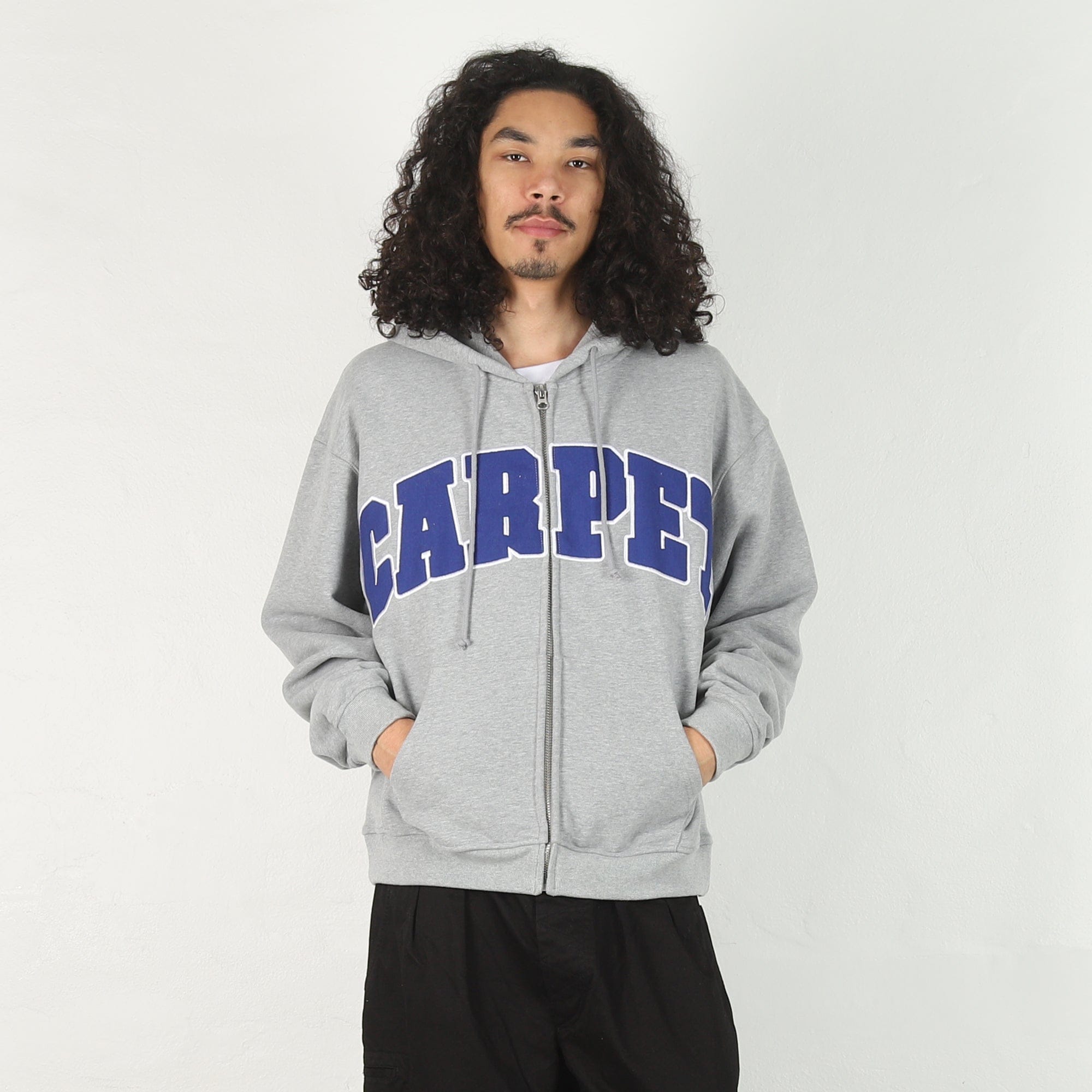 Carpet Varsity Hoodie - Grey