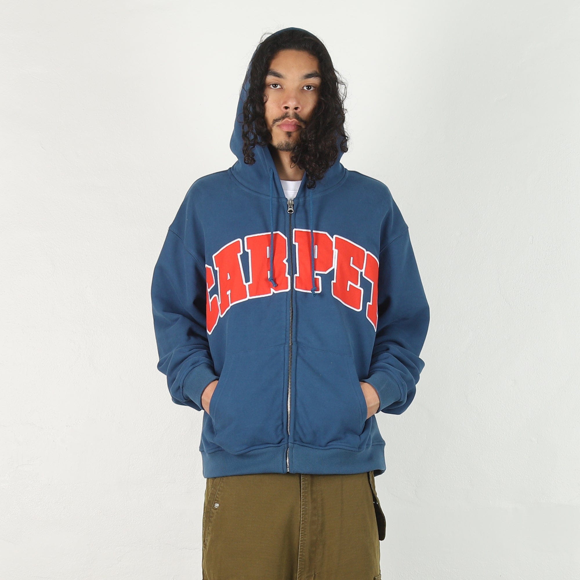 Carpet Varsity Hoodie - Blue