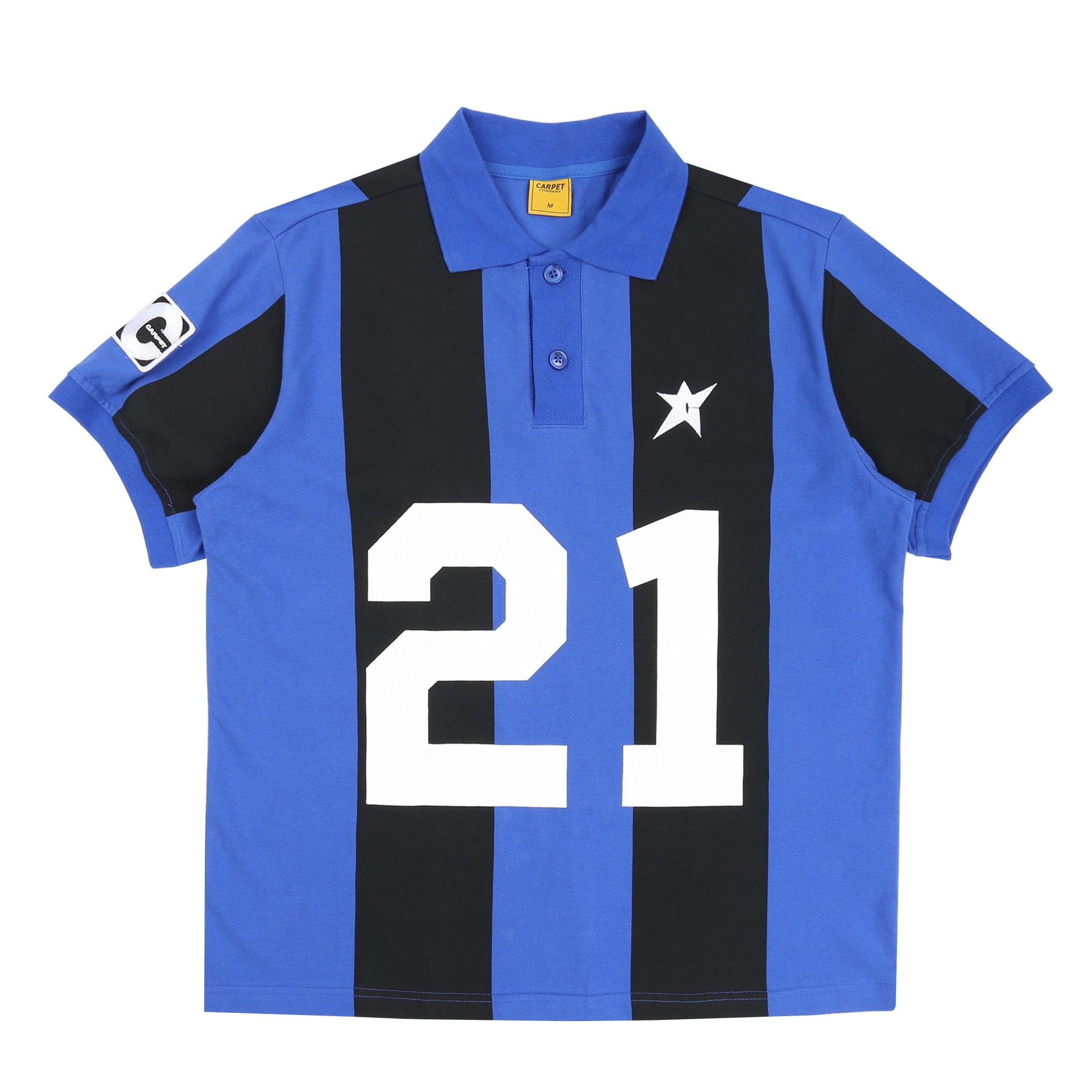 Carpet Polo Jersey - Blue Stripe