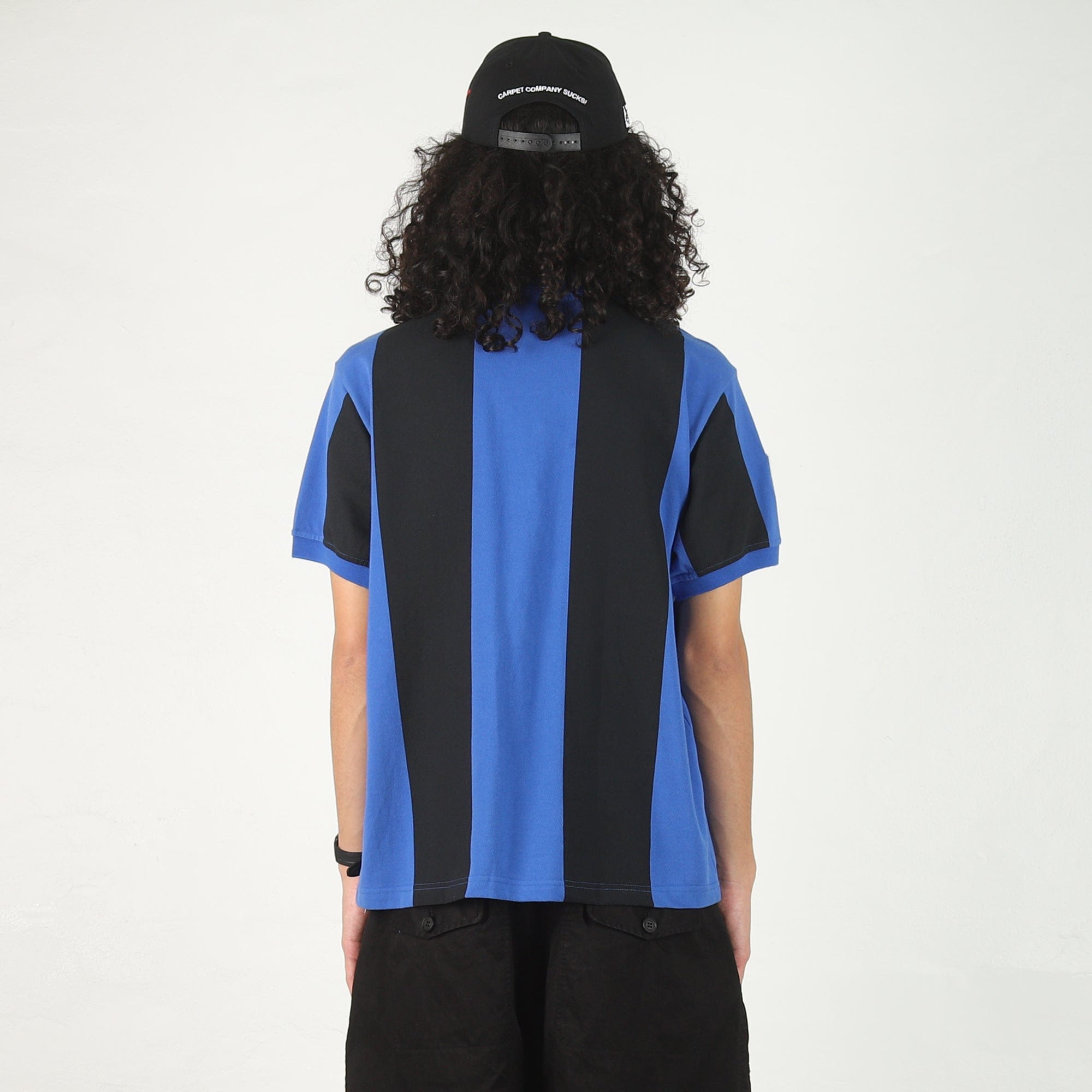 Carpet Polo Jersey - Blue Stripe