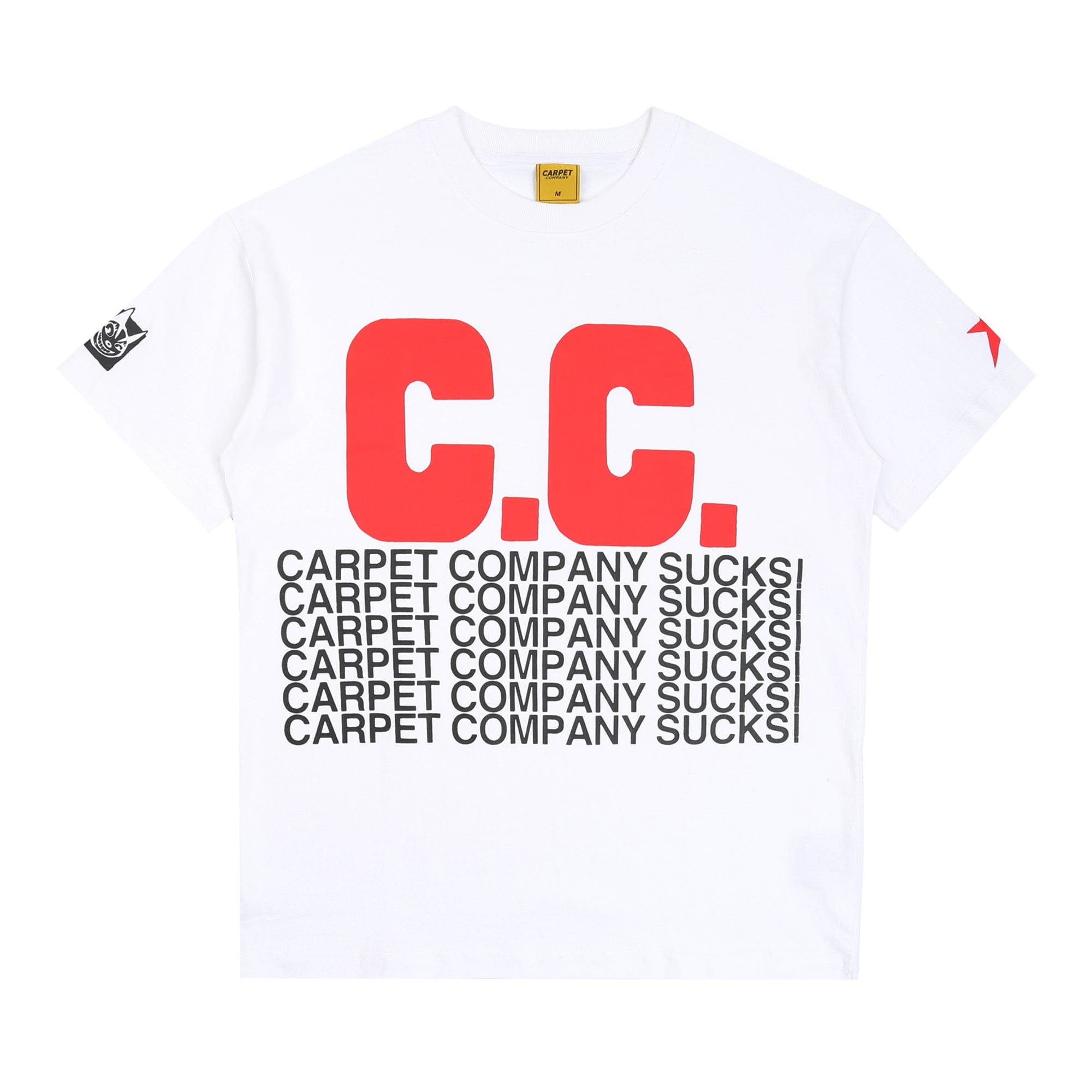 Carpet CC Sucks T-Shirt - White