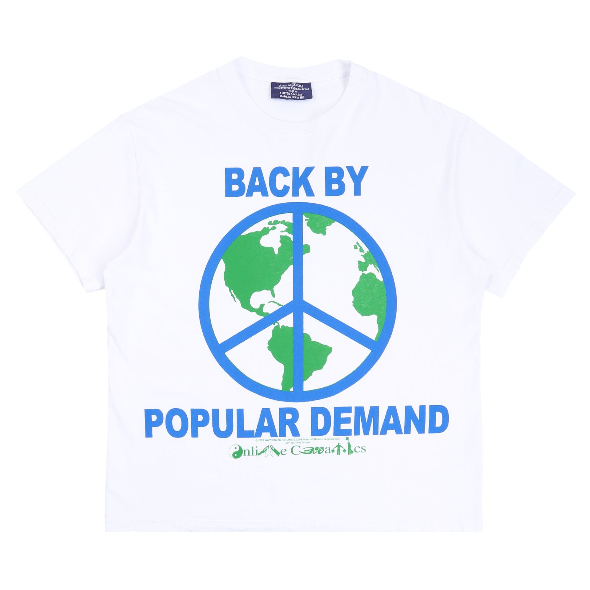 Online Ceramics Back By Popular Demand T-Shirt - White