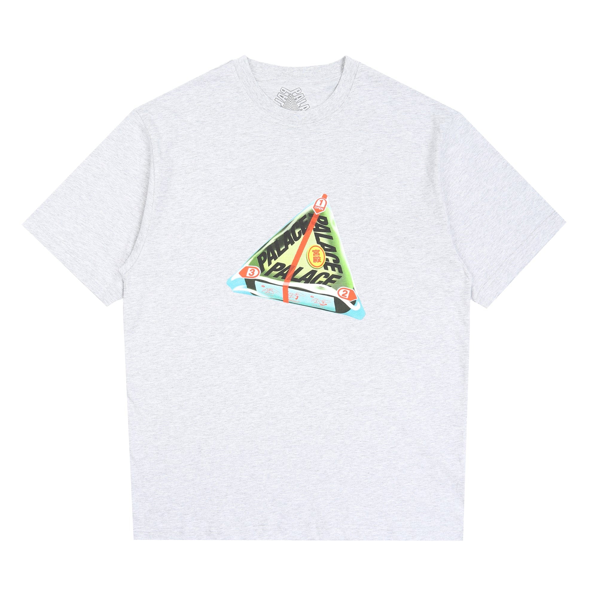 Palace Tri-Onigiri T-Shirt - Grey Marl