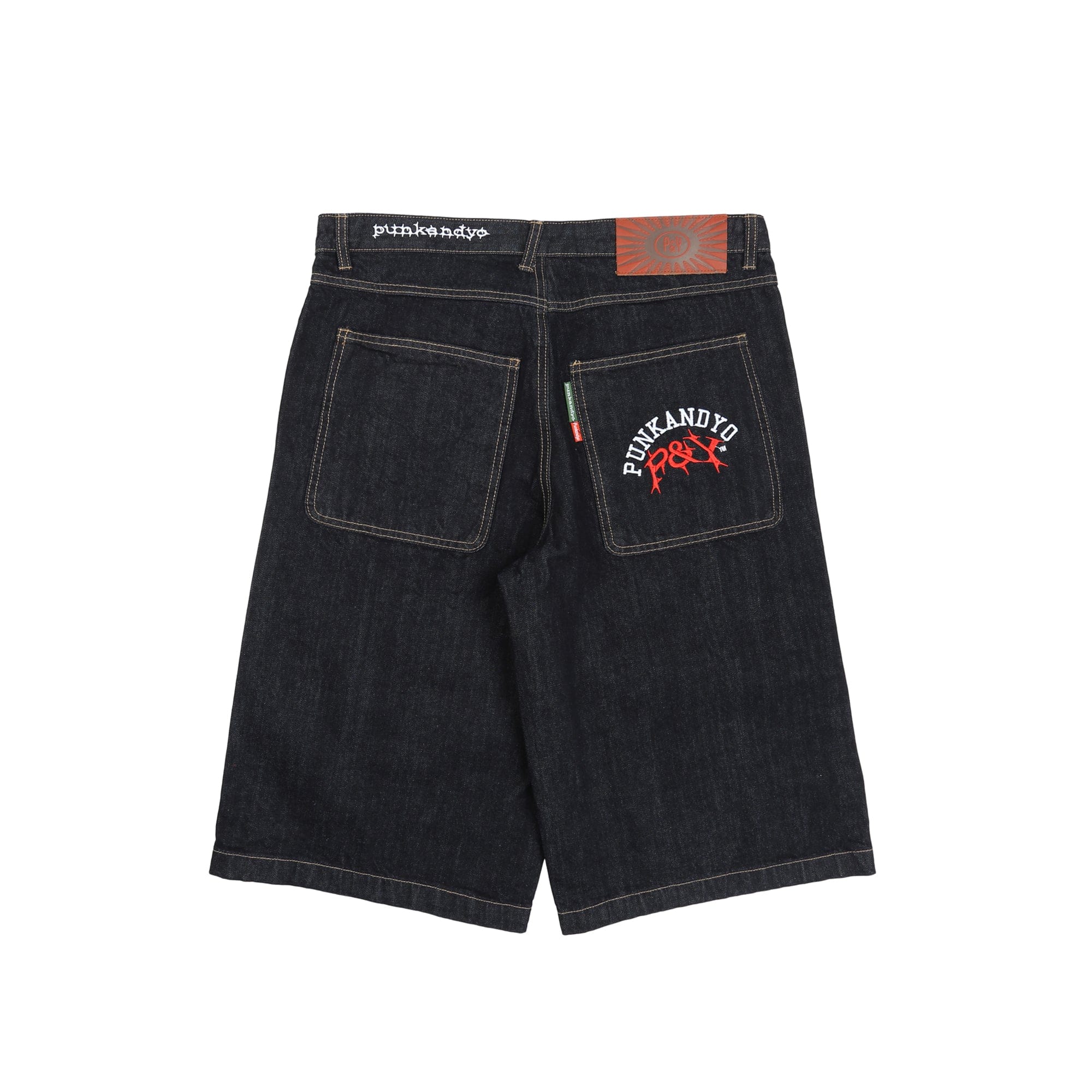 Punkandyo Curve Denim Shorts - Indigo