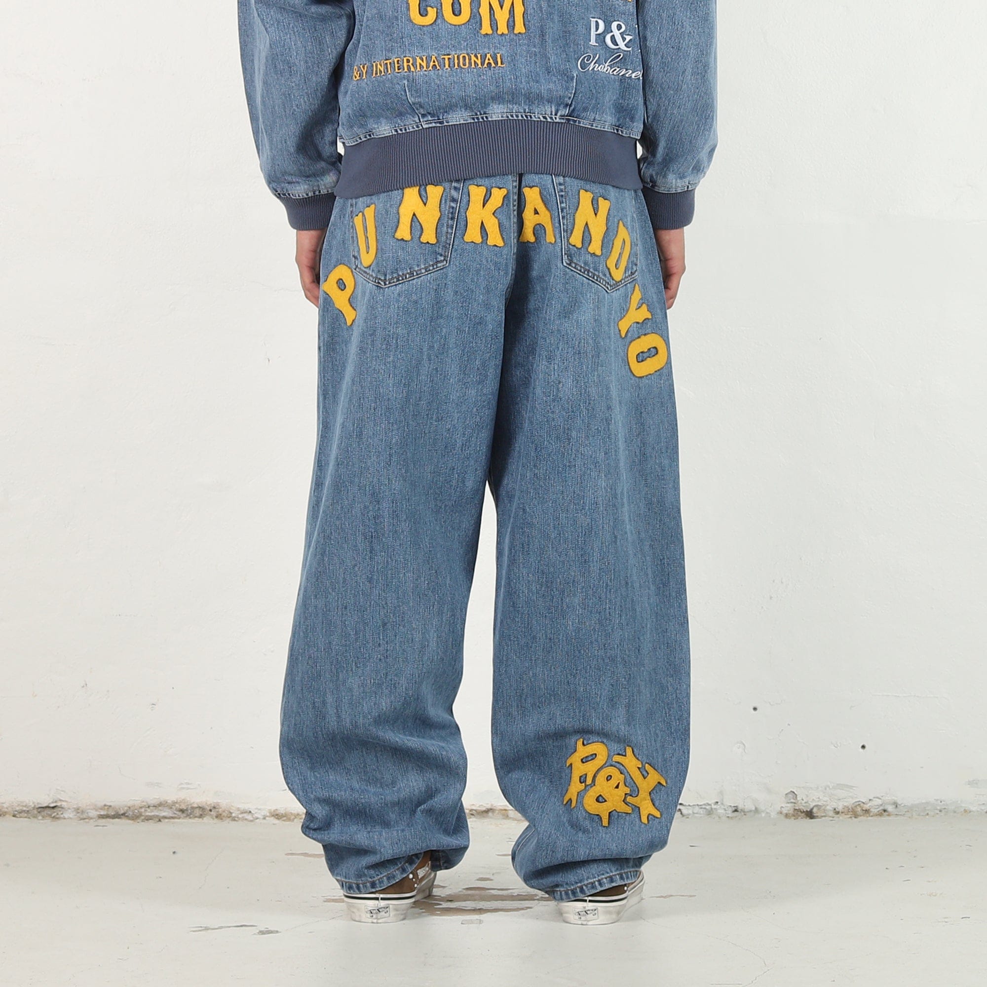 Punkandyo Payton Denim Pants - Washed Blue