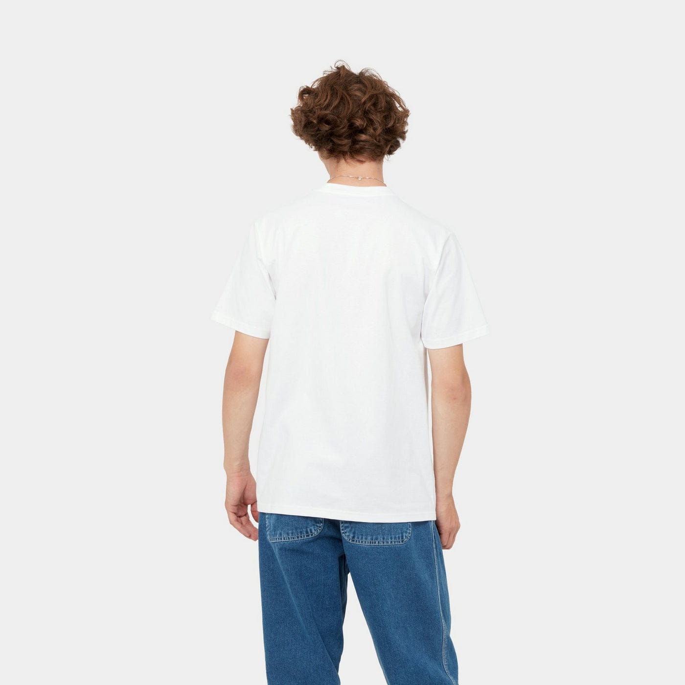 Carhartt Work in Progress Carhartt WIP S/S University Script T-Shirt - White / Black