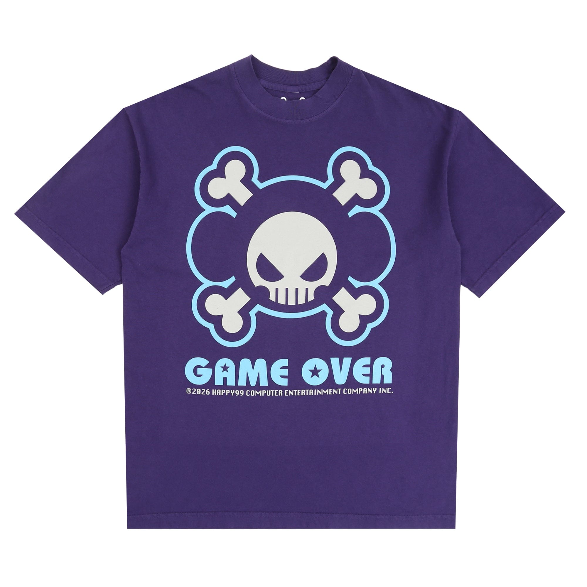Happy99 Gameover T-Shirt - Purple
