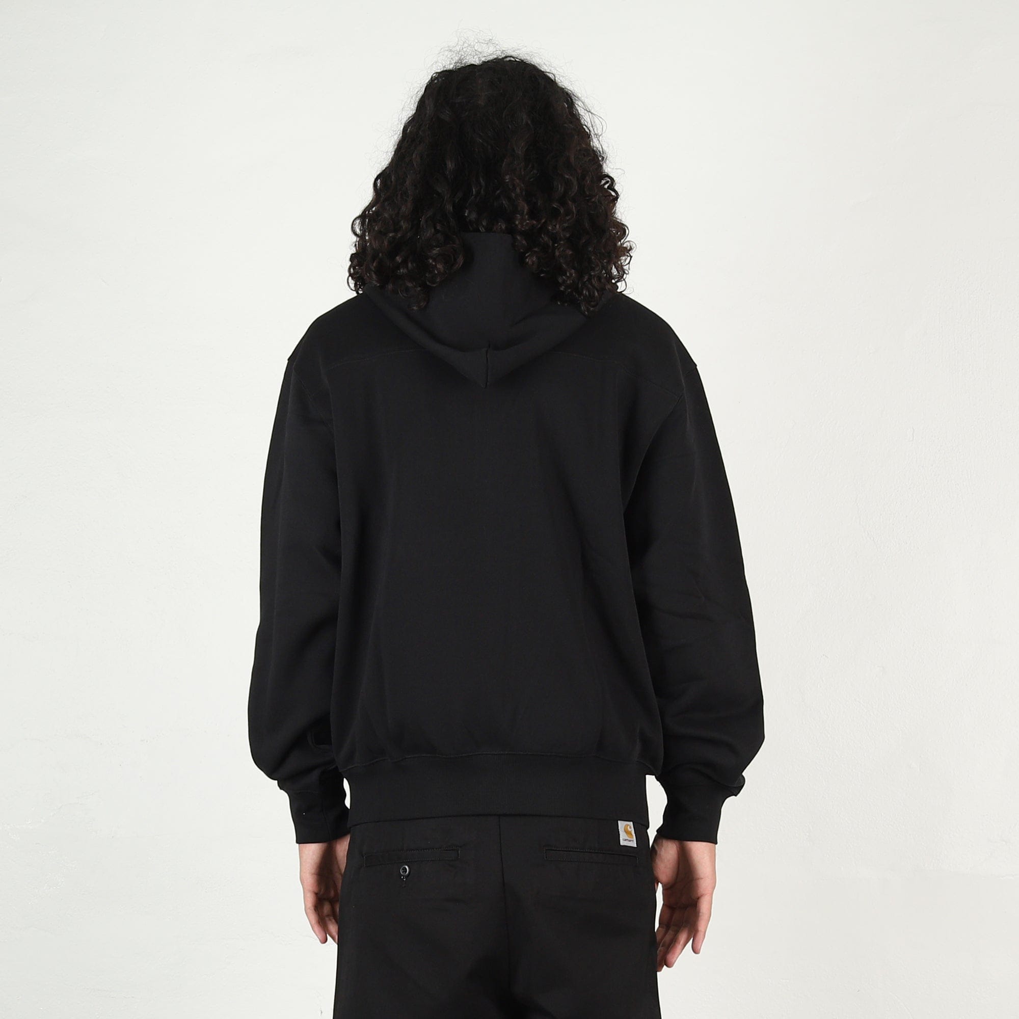 Carhartt WIP Hooded Eldon Sweat Jacket - Black