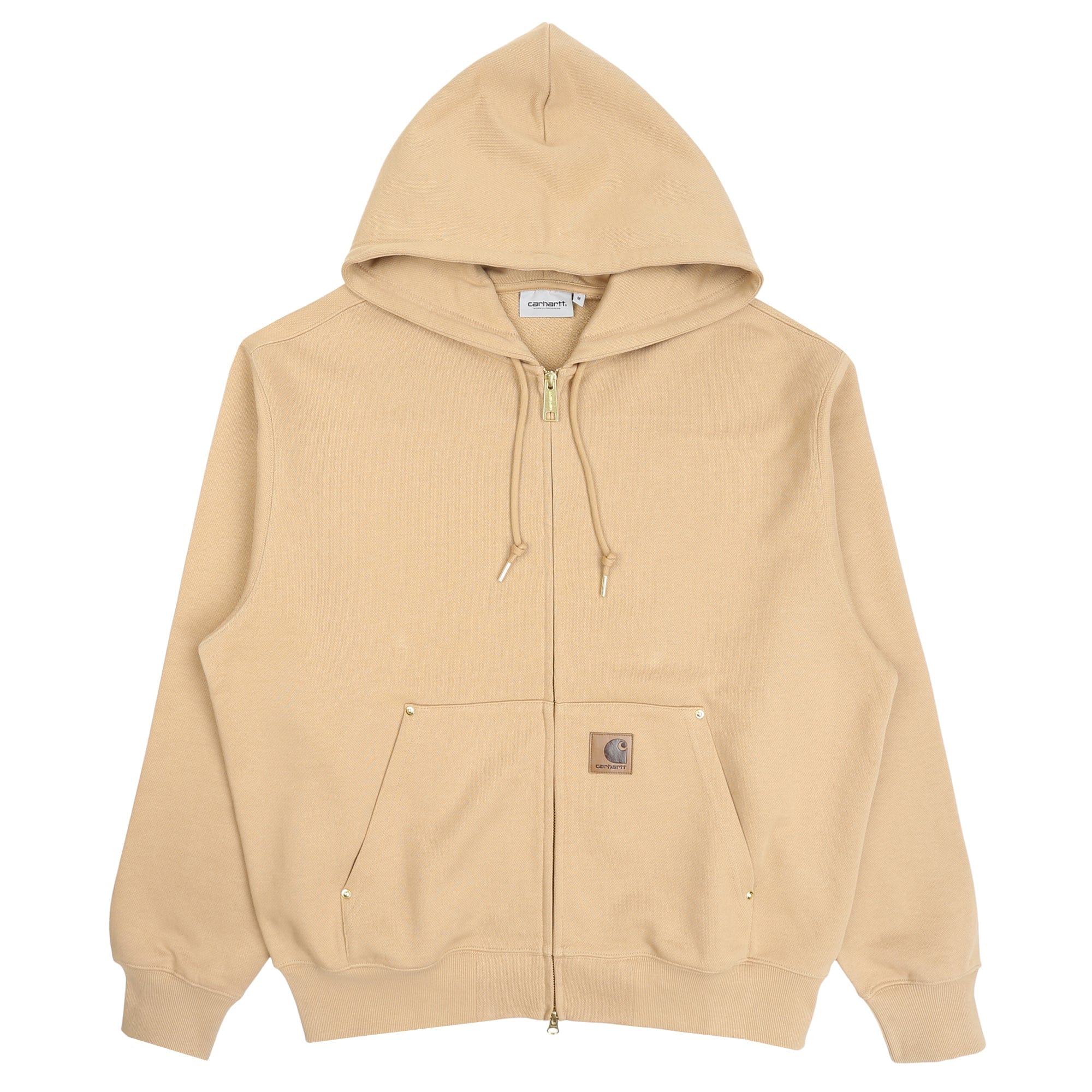 Carhartt WIP Hooded Eldon Sweat Jacket - Dusty H Brown