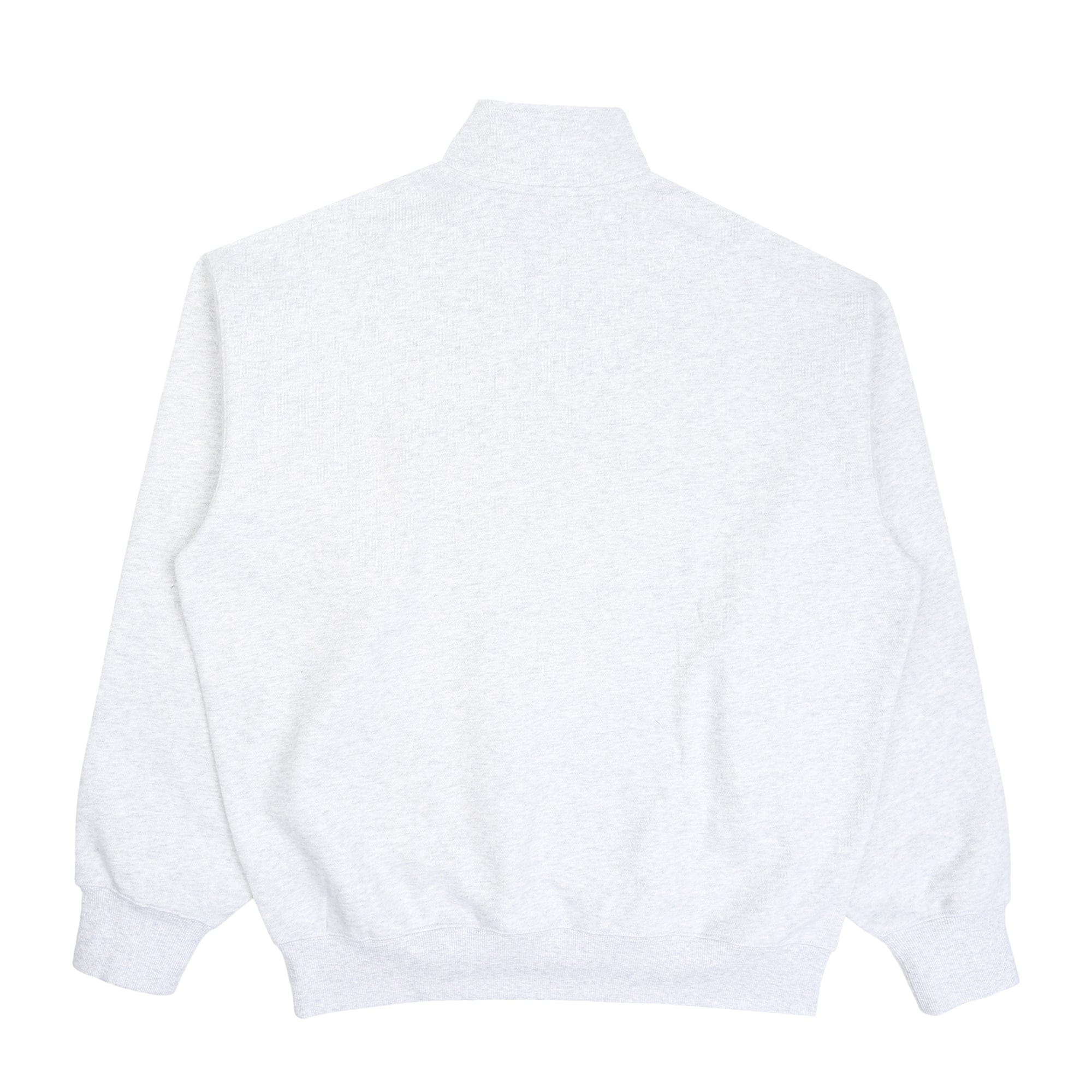 Carhartt WIP Script Half Zip Sweatshirt - Ash Heather/Black