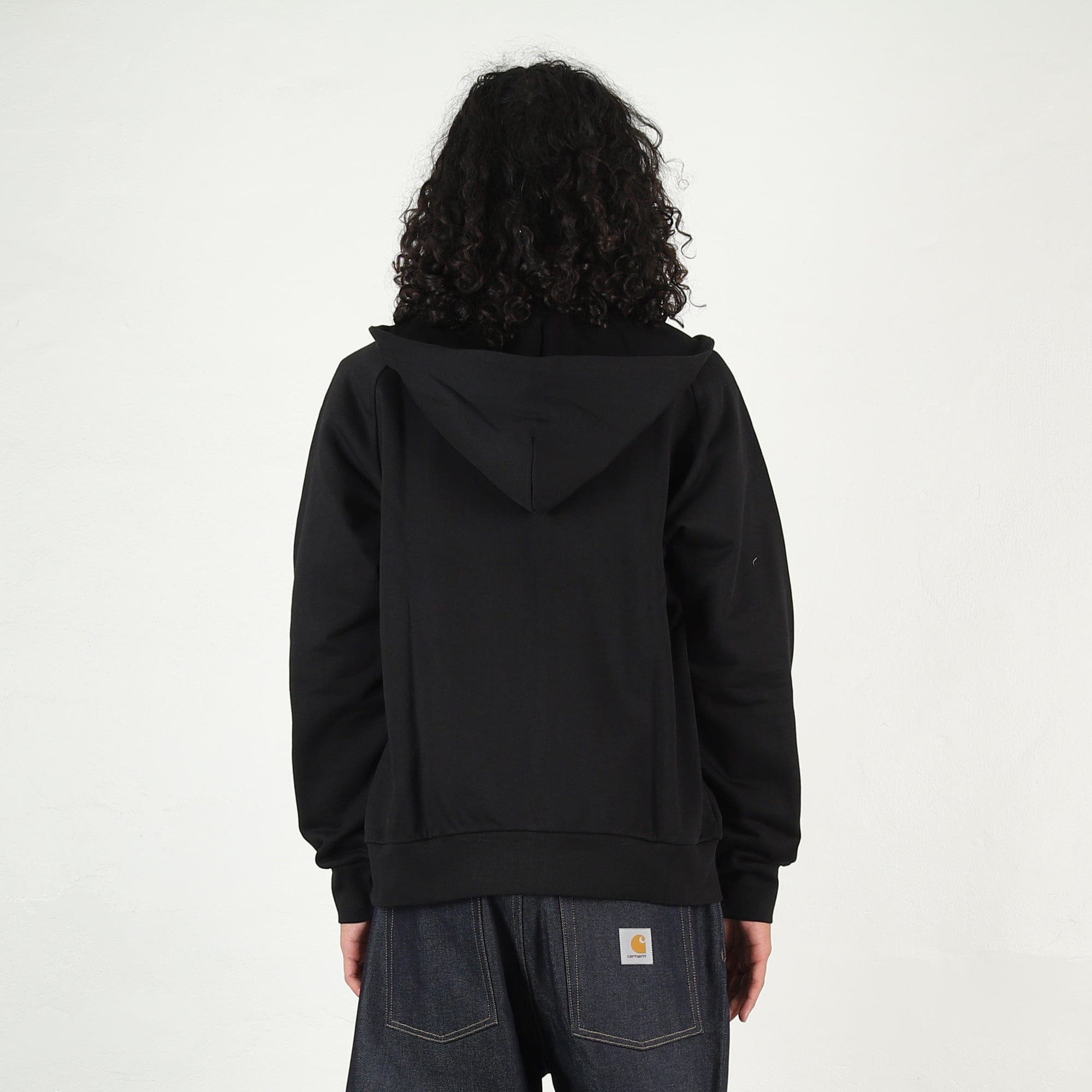 Carhartt WIP Hooded Square Label Jacket - Black