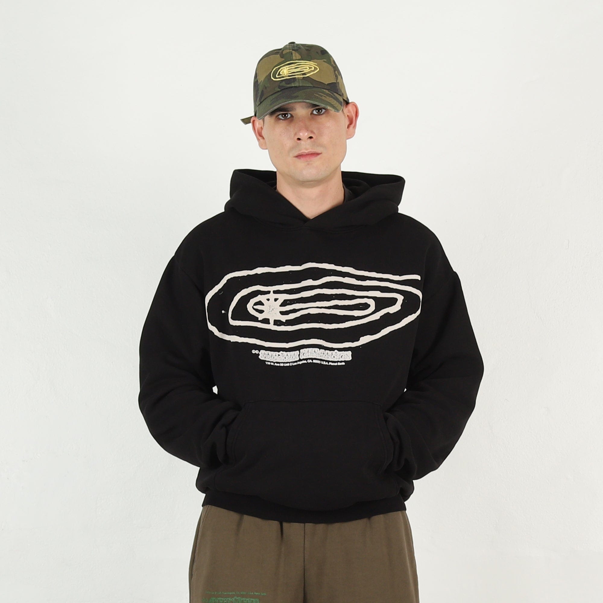 Online Ceramics Shooting Star Hoodie - Black