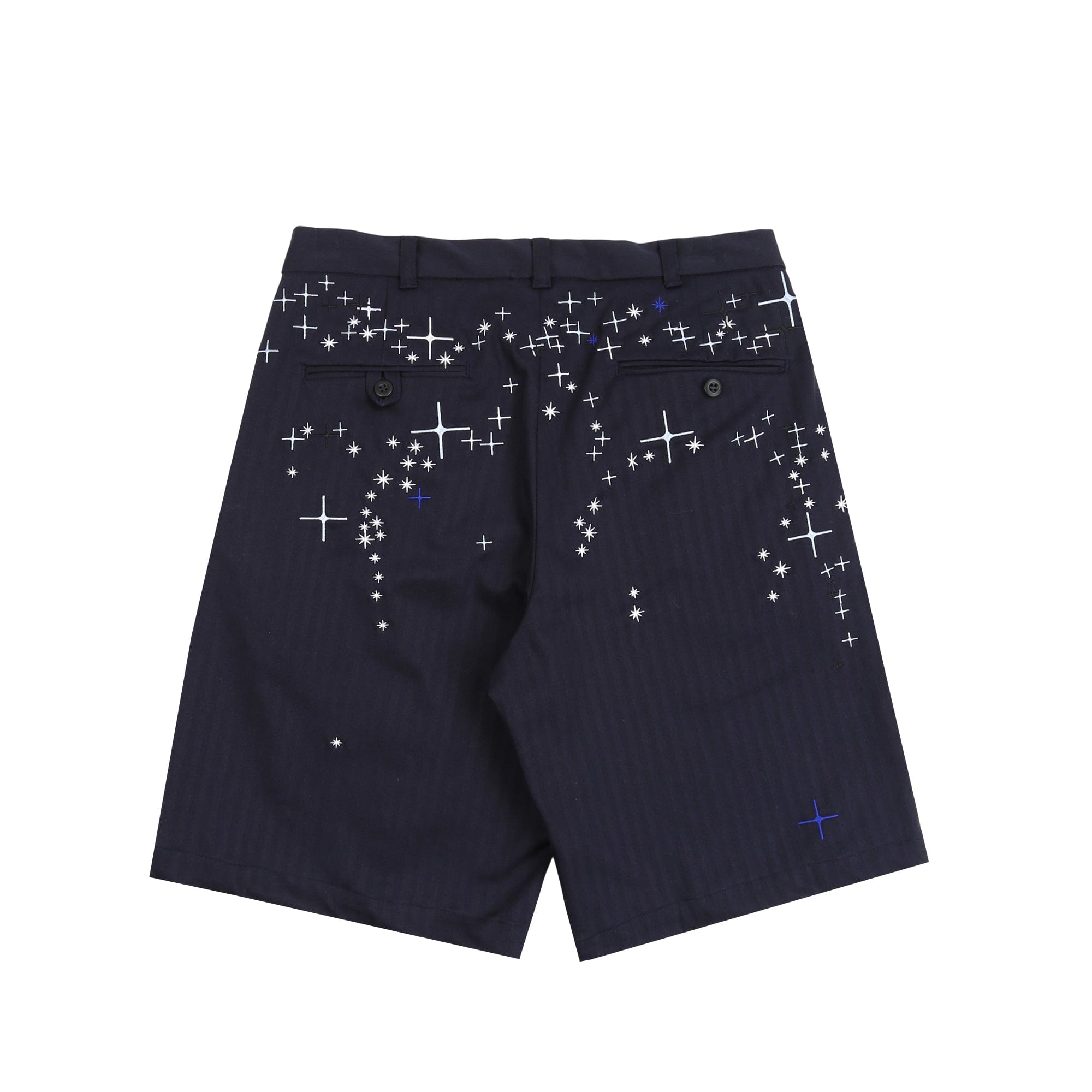 Aoi Industry Herringbone Work Shorts - Navy