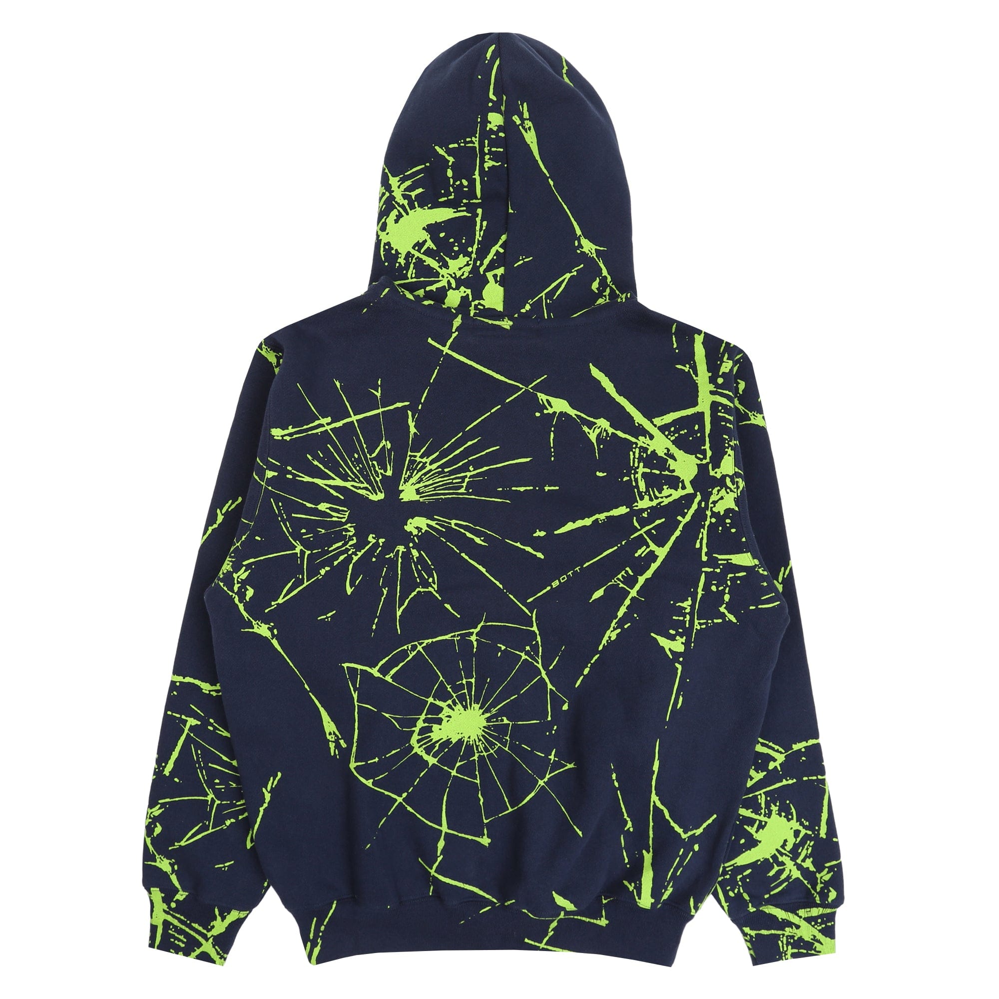 Bott Shattered Zip Hoodie - Navy