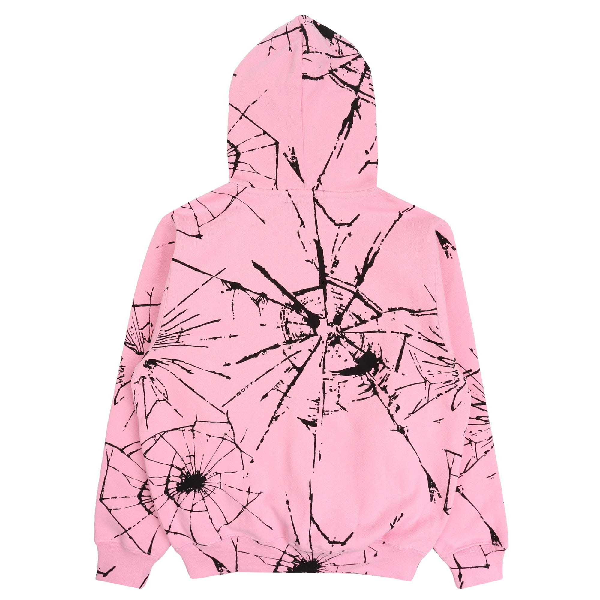 Bott Shattered Zip Hoodie - Pink