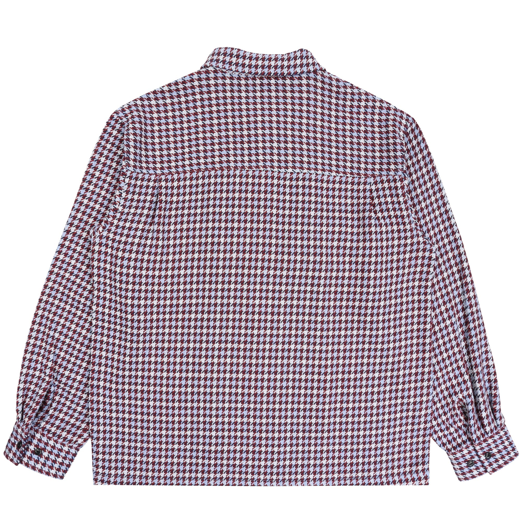 Bott Zip-Up Flannel Shirt - Slate Blue