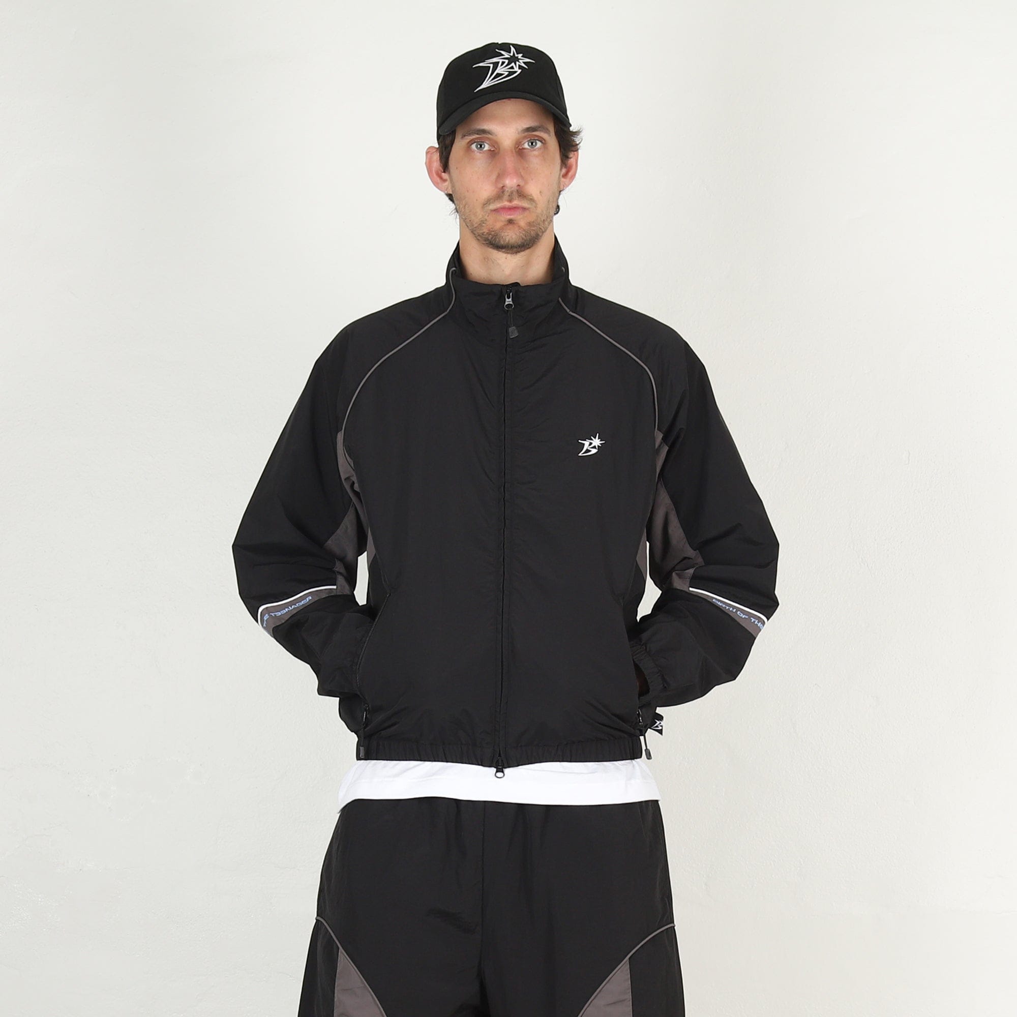 Bott Raglan Track Jacket - Black