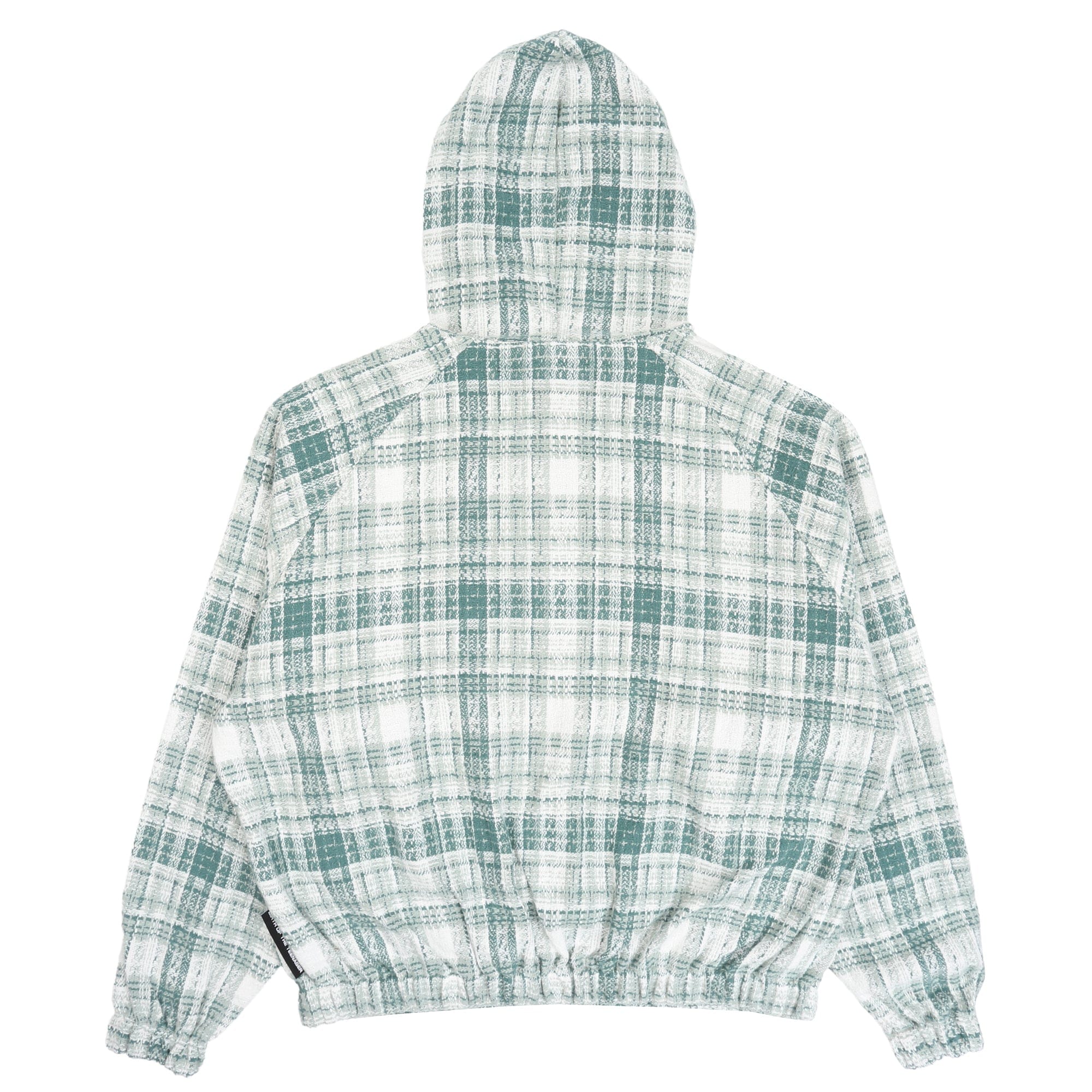 Bott Heavy Check Zip Hoodie - Green