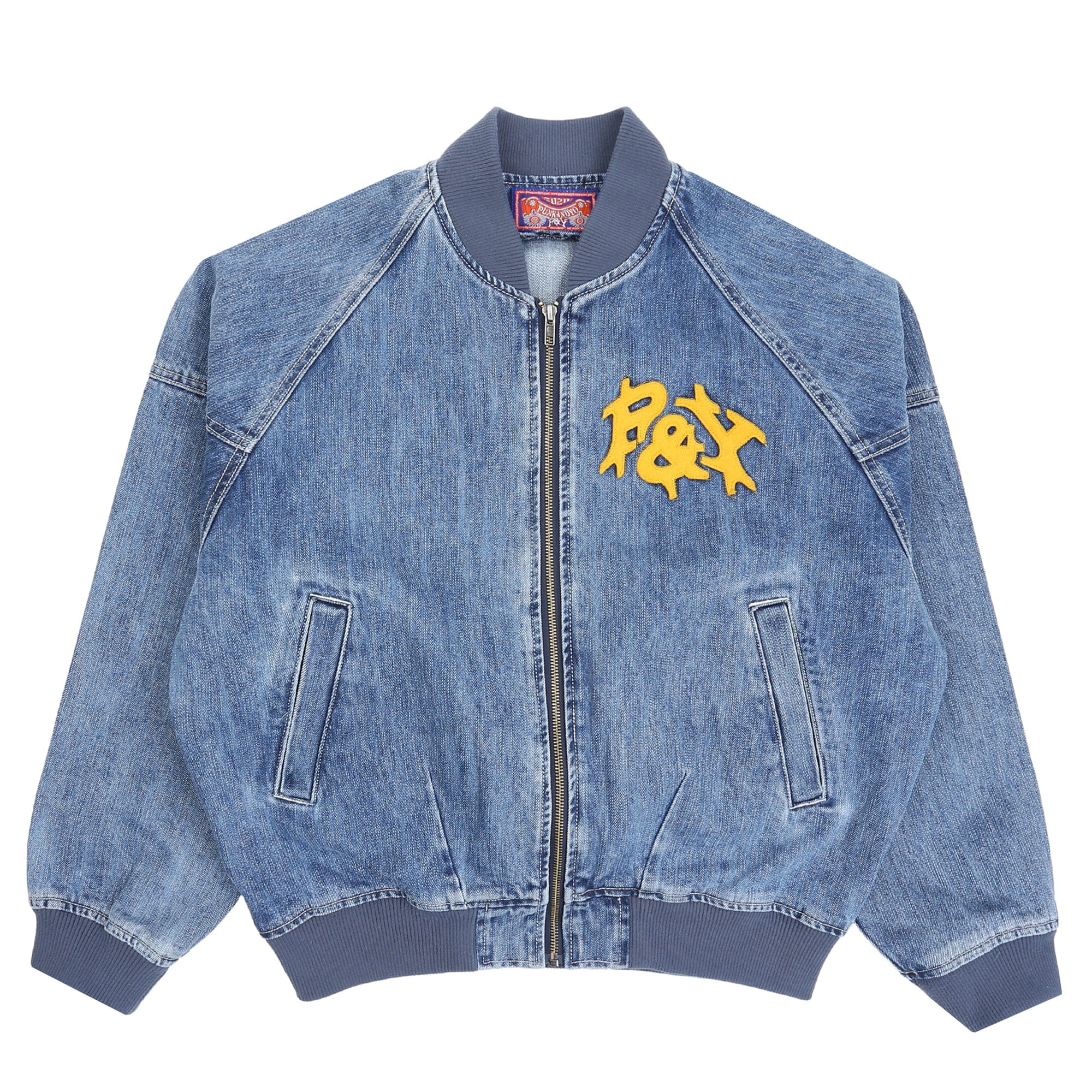 Punkandyo Payton Denim Jacket - Washed Blue