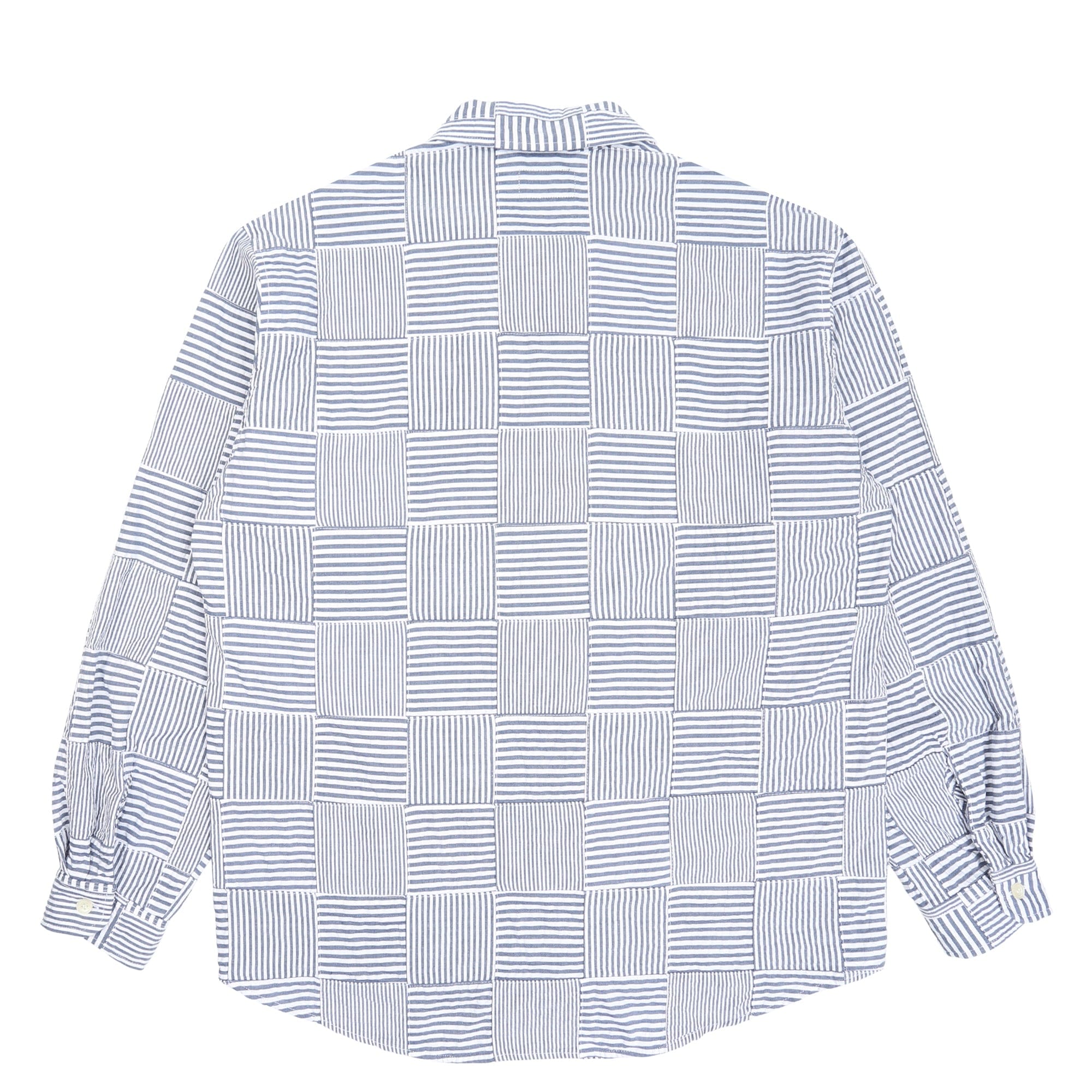 Descendant Milpitas Patchwork LS Shirt - Navy
