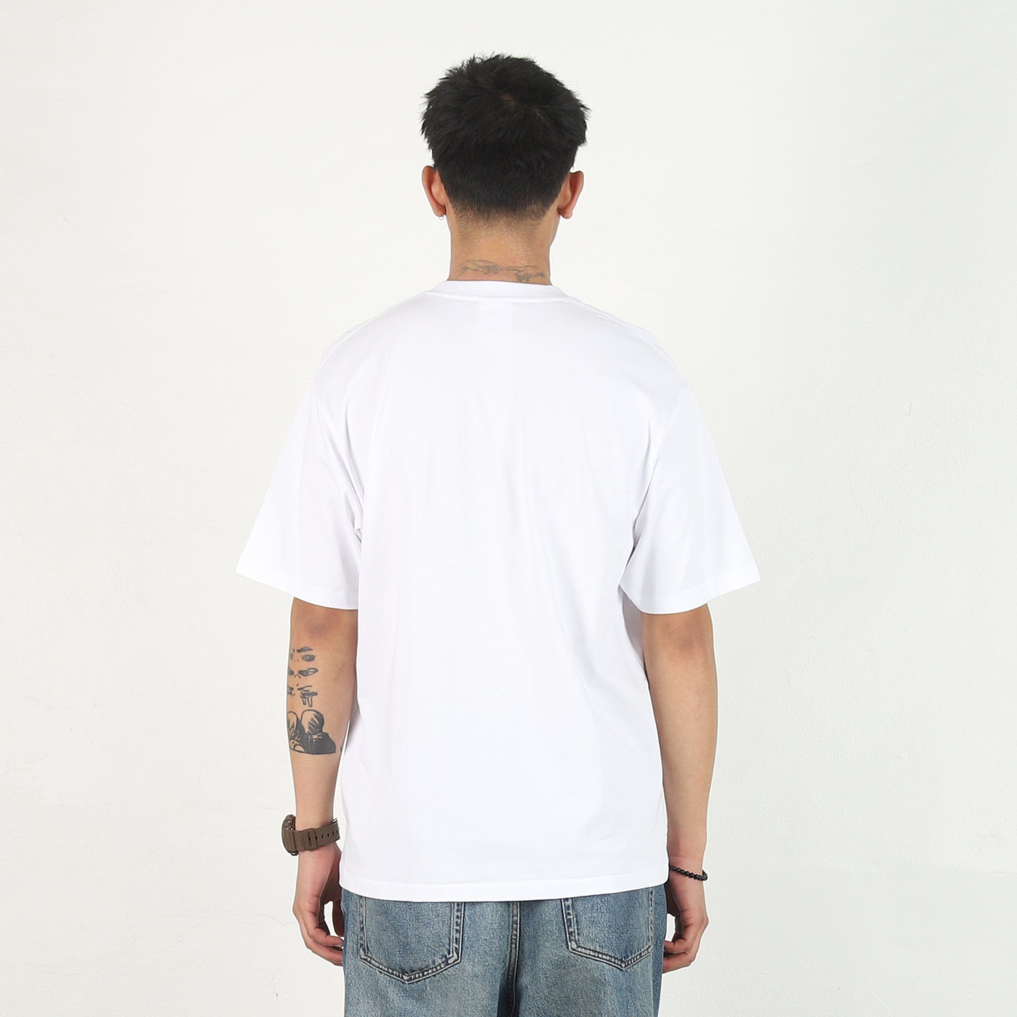 BAPE Spray Ape Head Relaxed T-Shirt - White