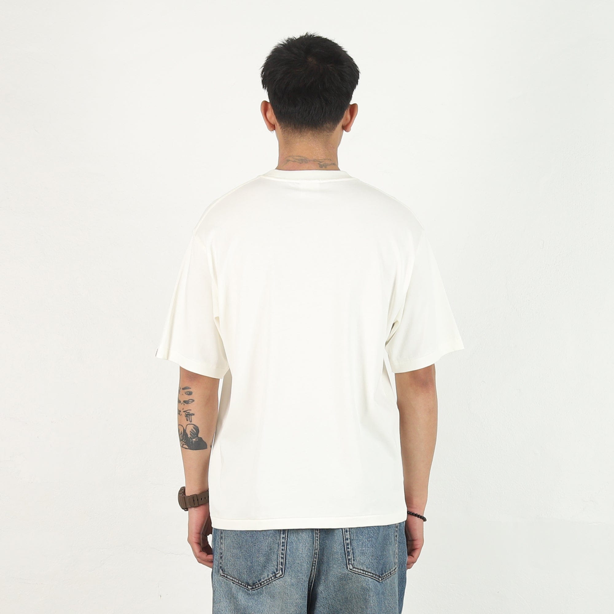 BAPE Ape General College Relaxed T-Shirt - Ivory