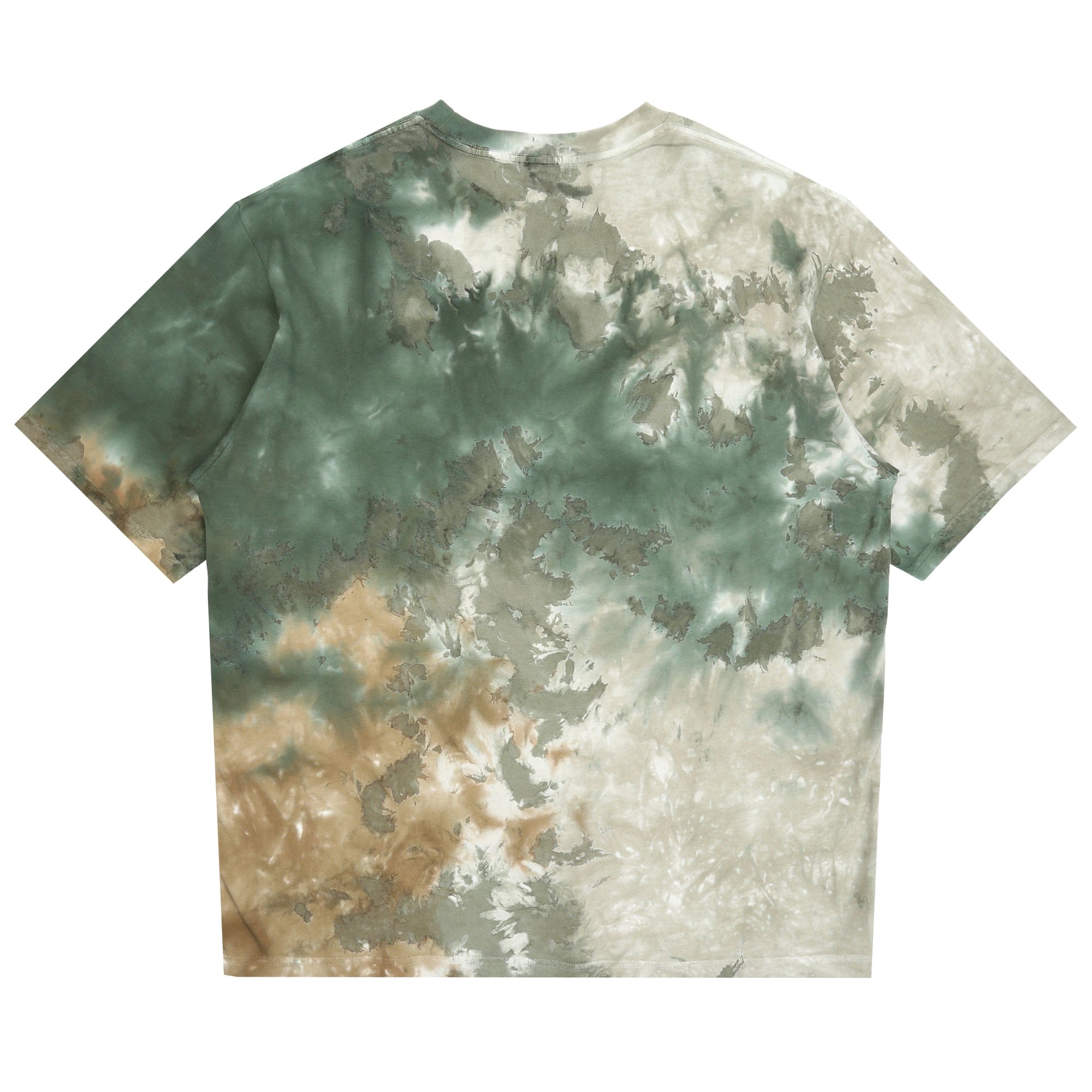 BAPE Tie Dye College Relaxed T-Shirt - Olive