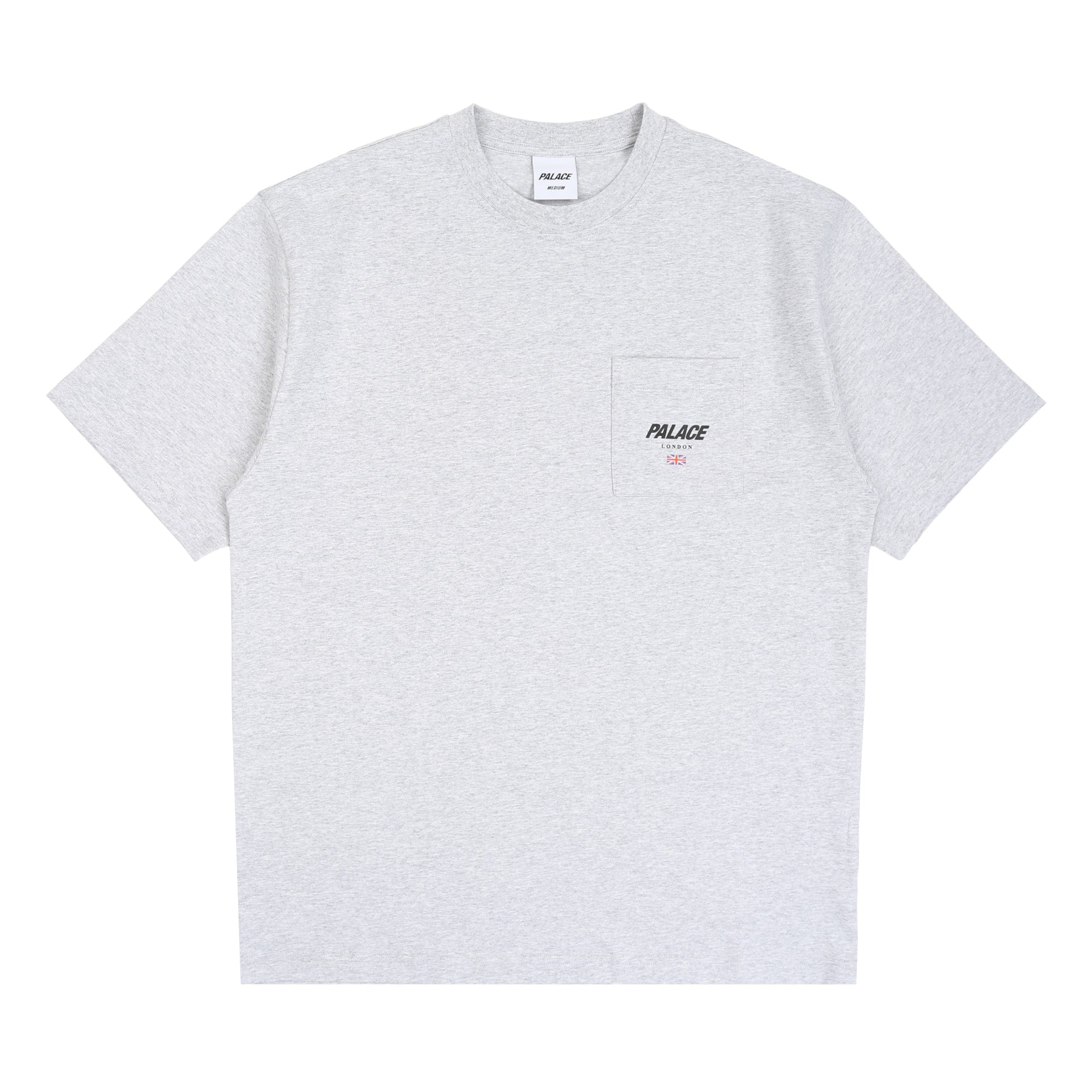 Palace Location T-Shirt - Grey Marl