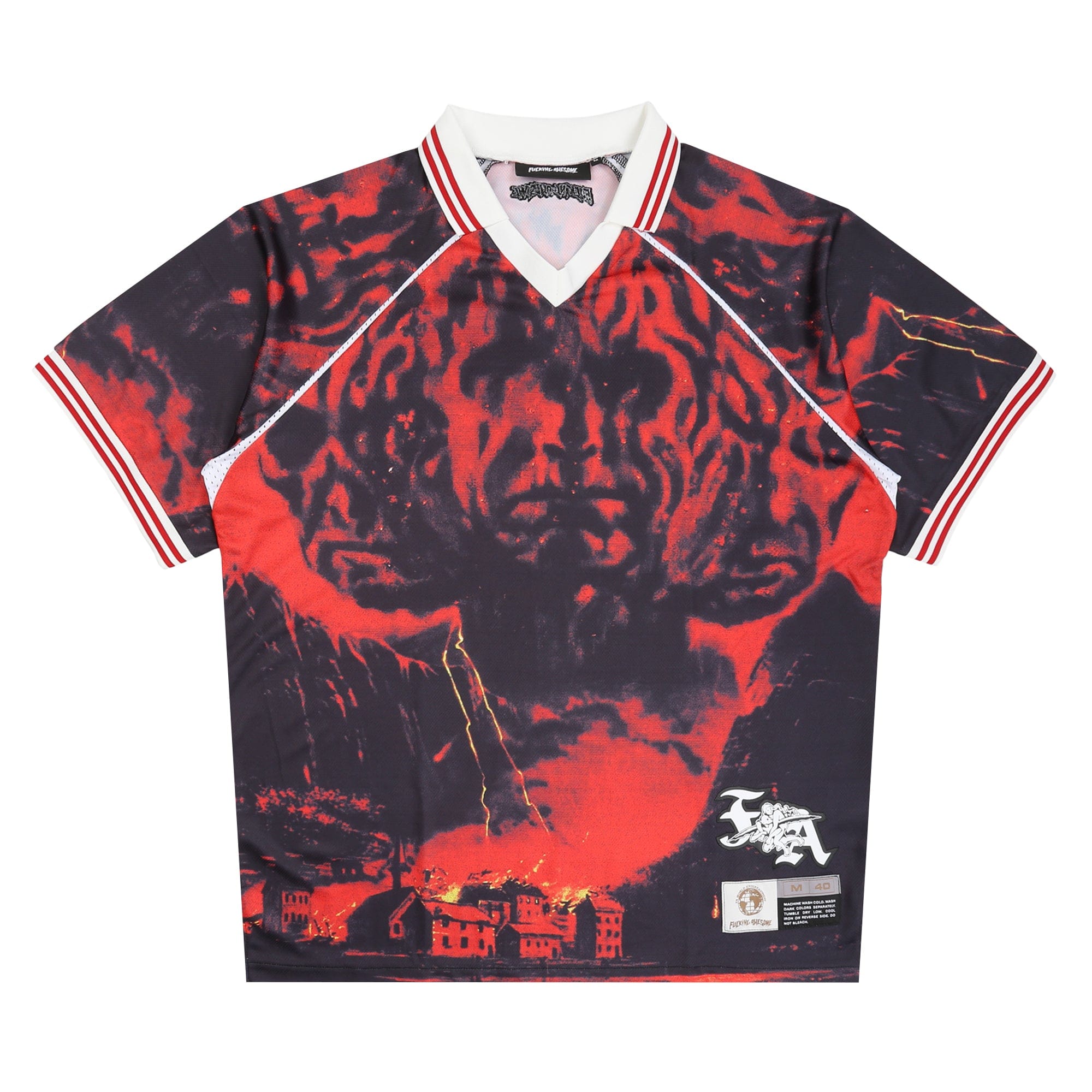 Fucking Awesome Driving Through Nebraska Jersey - Red