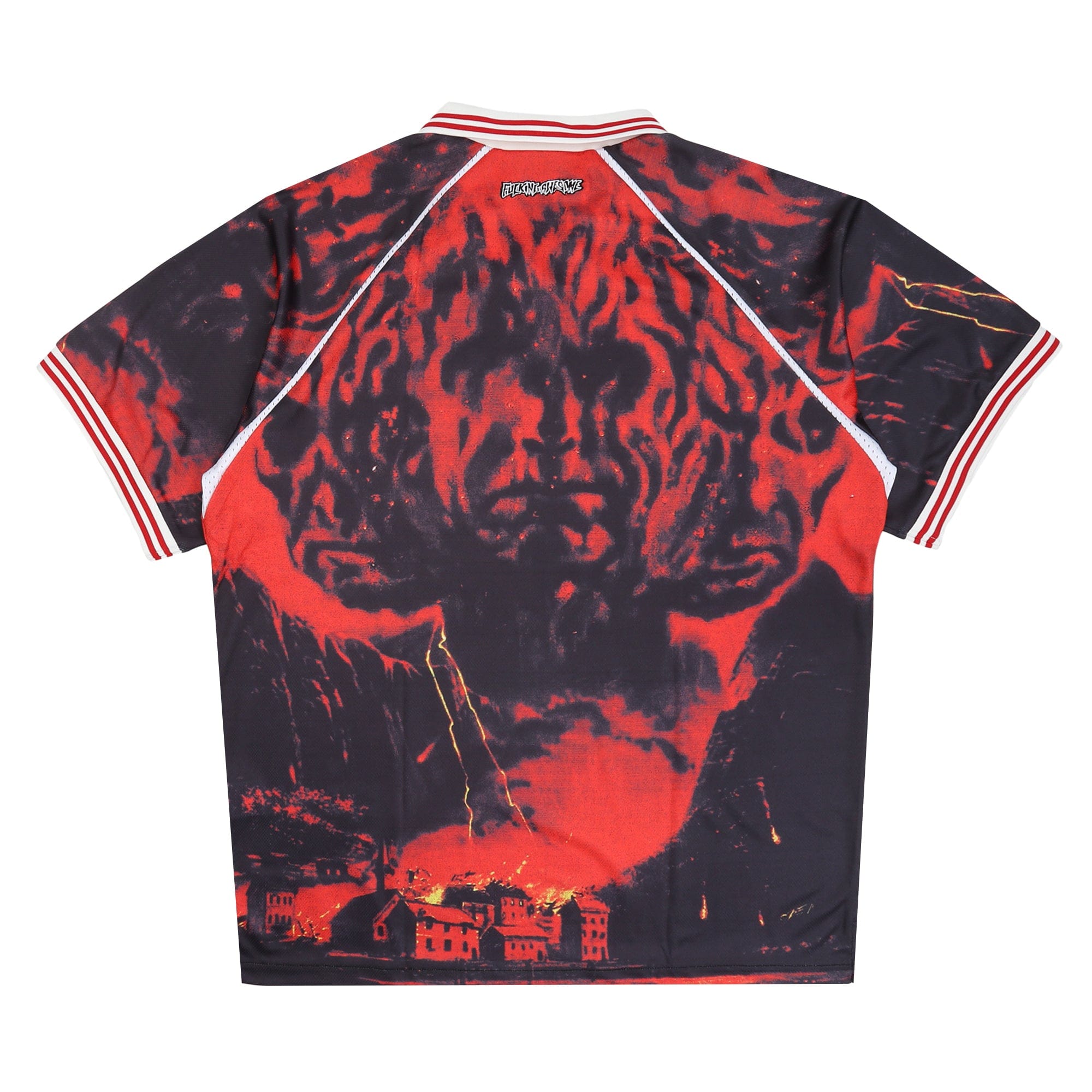 Fucking Awesome Driving Through Nebraska Jersey - Red