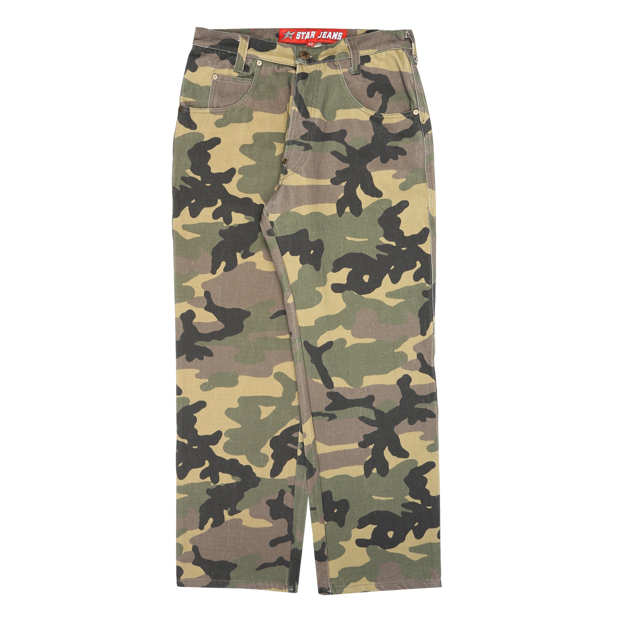Carpet C-Star Denim Pants - Camo