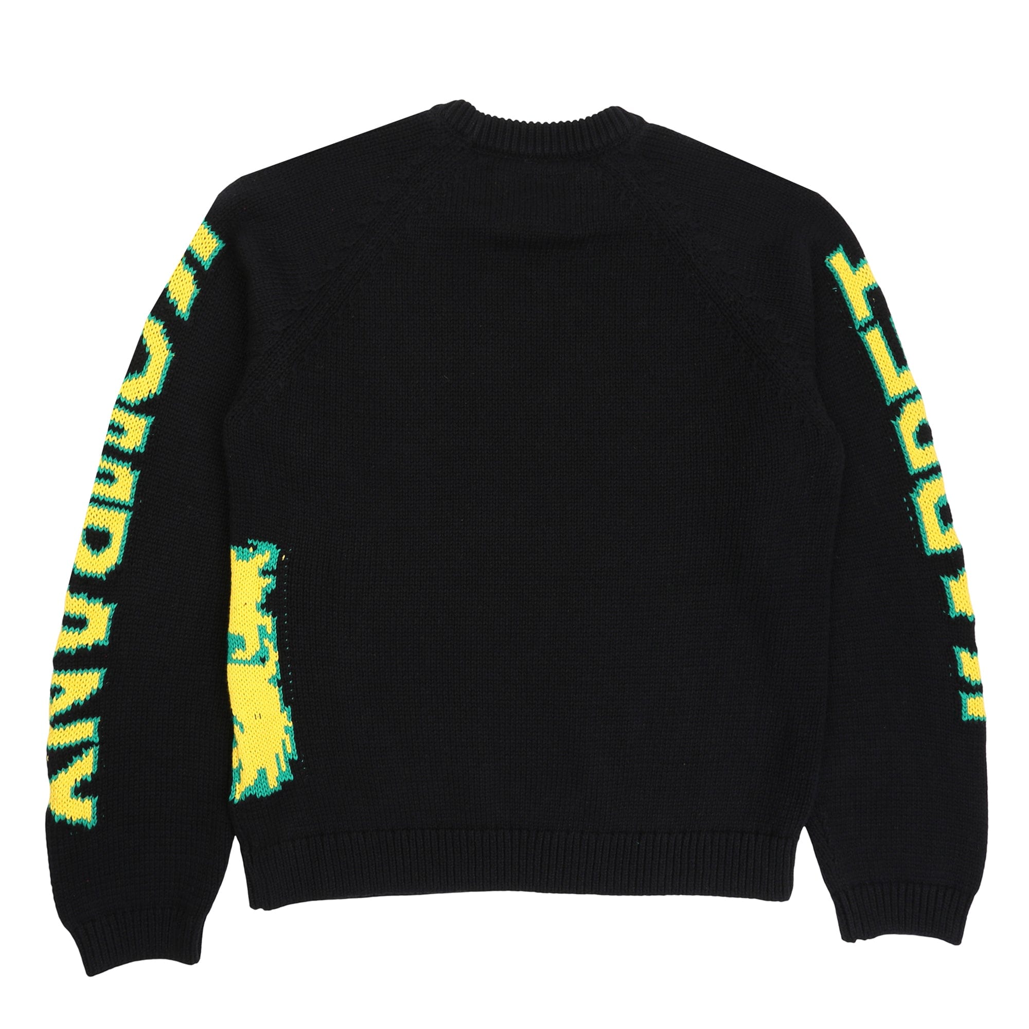 Carpet Lion Woven Sweater - Black