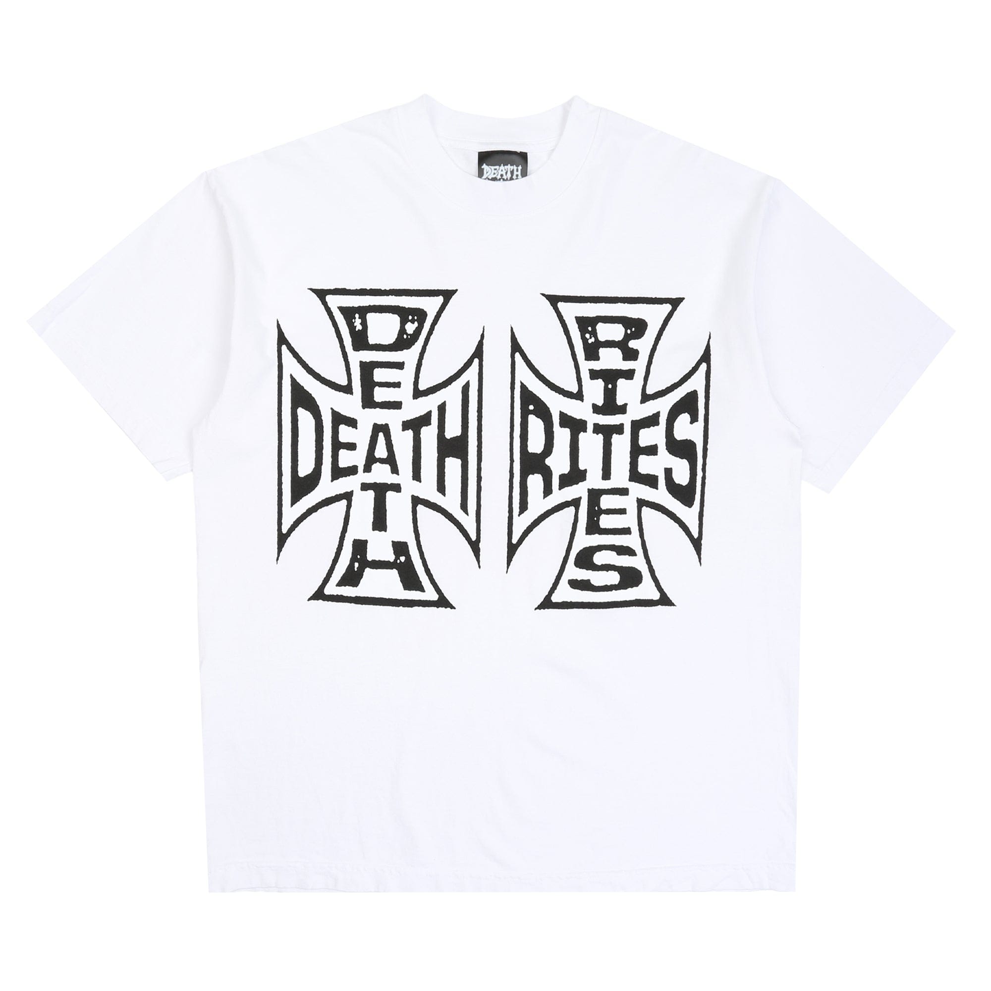 Death Rites Crosses SS T-Shirt - White