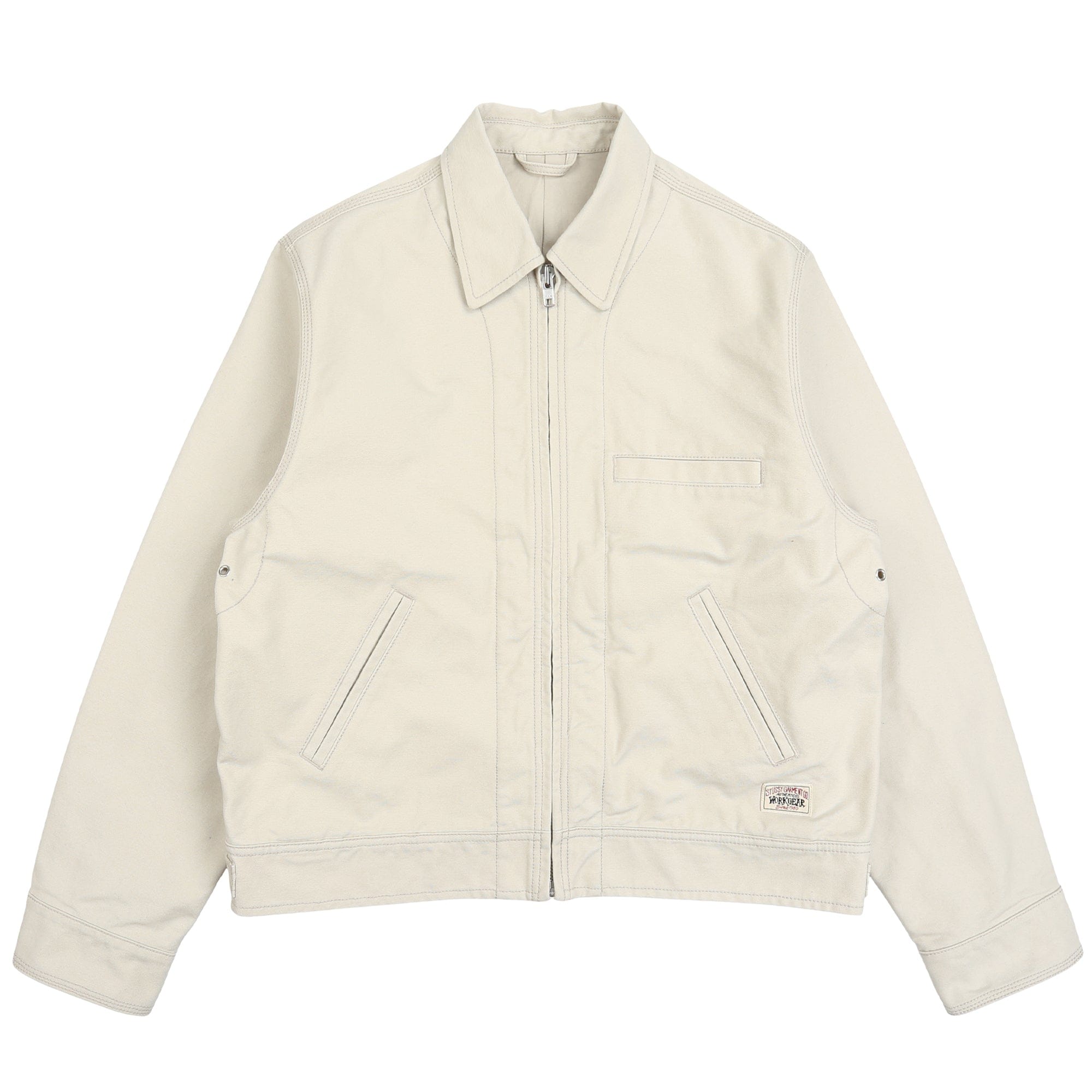 Stussy Work Jacket Collared - Stone